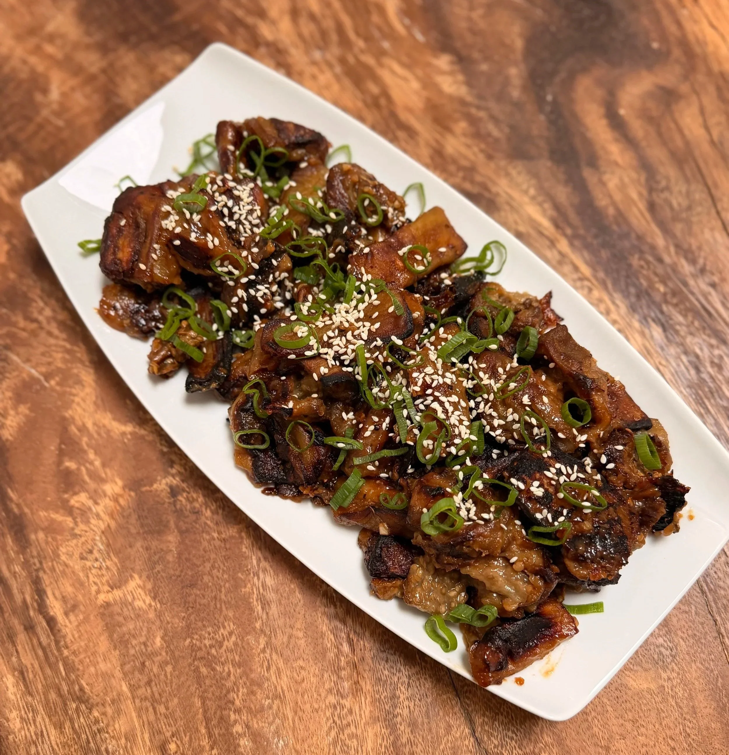 Miso-Glazed Eggplant Bites