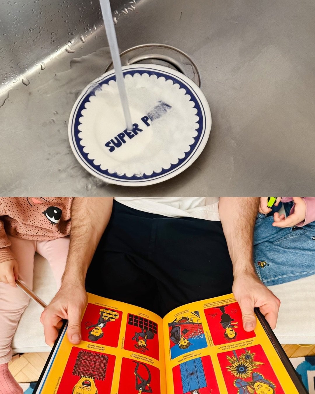 Ogni giorno, da almeno 5 anni, sento le risate delle nostre figlie insieme a te. Anna che ama giocare con le parole e Marta con quel senso del ritmo cos&igrave; spiccato 🥁. SUPER PAP&Agrave; ogni giorno da almeno 5 anni 💙