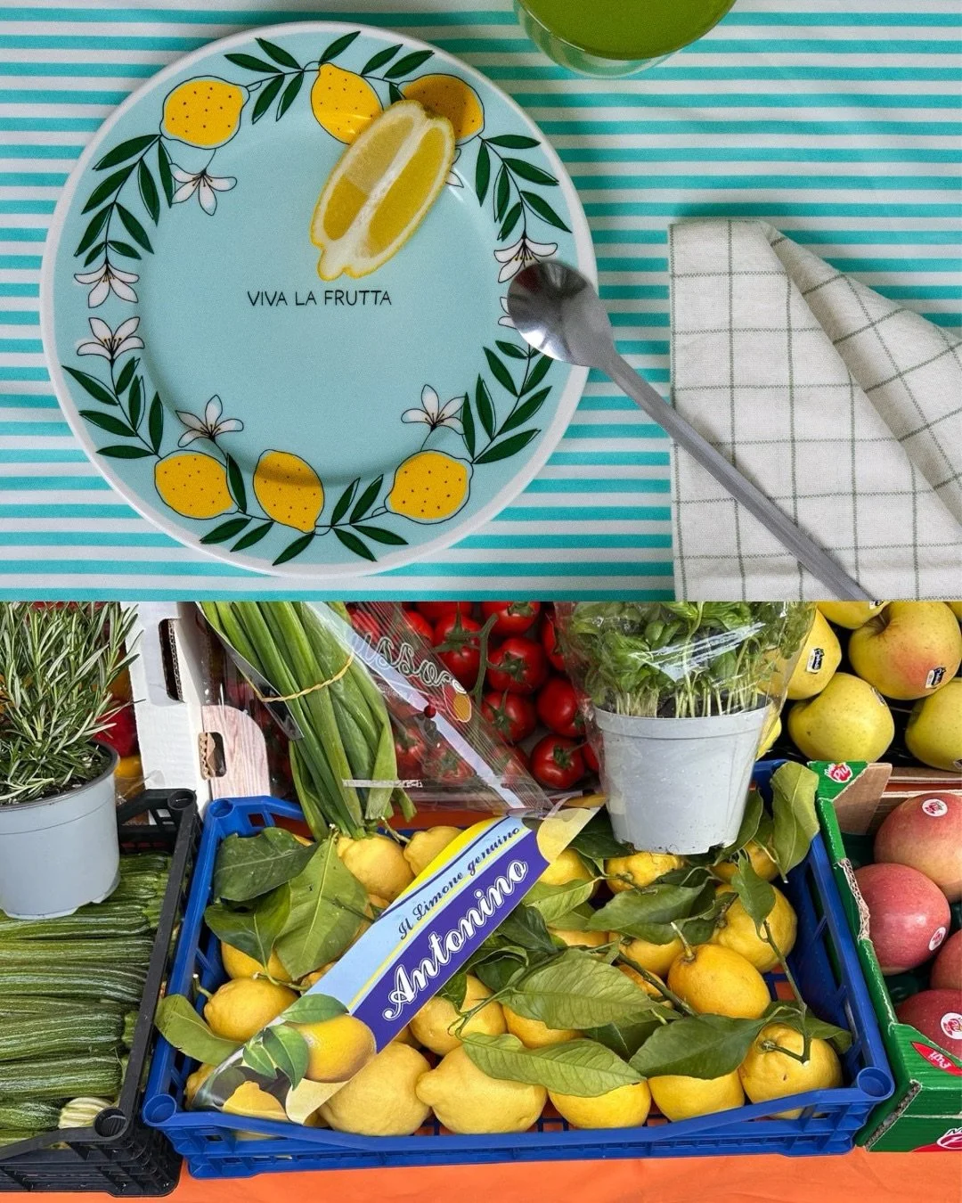&Egrave; forse maggio (e il mercato) il mese delle mie reference? 🍋💐🍒🩵🐞

#ilariai #solocosebelle