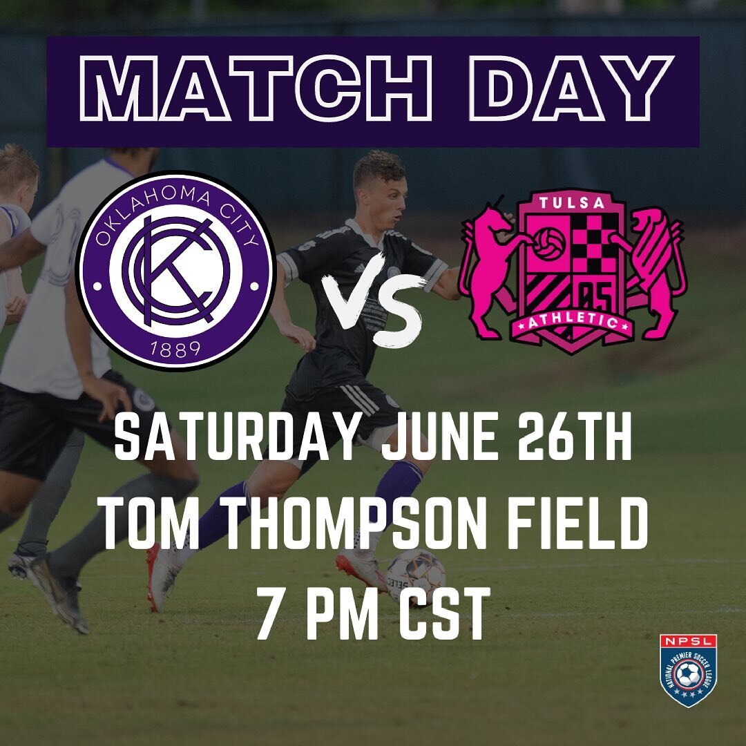 😈 MATCHDAY 😈 

Calling all Imps supporters!! The War of I-44 kicks off at 7 PM tonight at our home pitch. A win will move OKC one step closer to conference champs!

📍 Tom Thompson (100 N. Univ Dr. Edmond, Ok 73034)
🎥 Live Stream - link in our bio