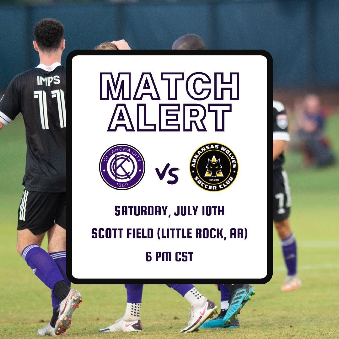 🚨 MATCH ALERT 🚨

Last regular season game this Saturday against Arkansas Wolves. This game could decide if the Imps get home field in the first game of post season play. Be sure to tune into the live stream! Link will be in our bio and future posts
