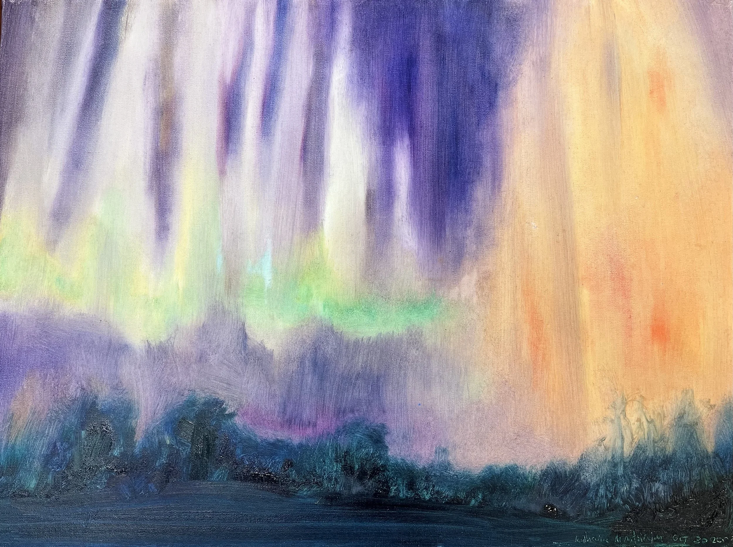 'northern lights (vintage)' by katharine montstream