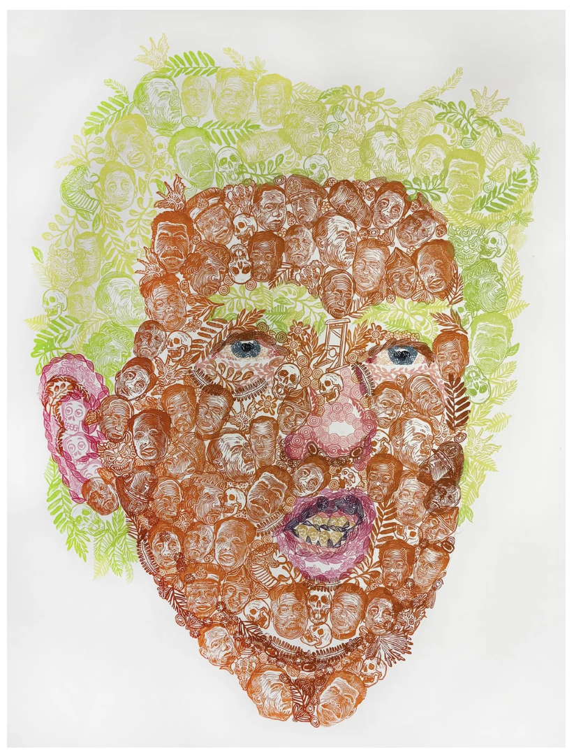 'Kim Jong Un, Stalin, Hitler, Mussolini, Saddam Hussein, Putin...Donald Trump' by Teresa Celemin (Not For Sale)