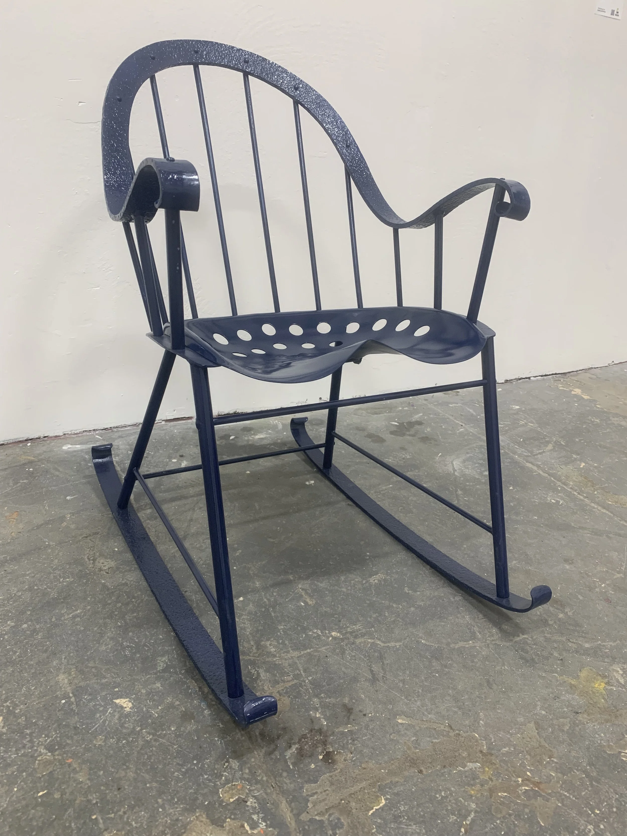 'Windsor rocker with tractor seat' by John Marius