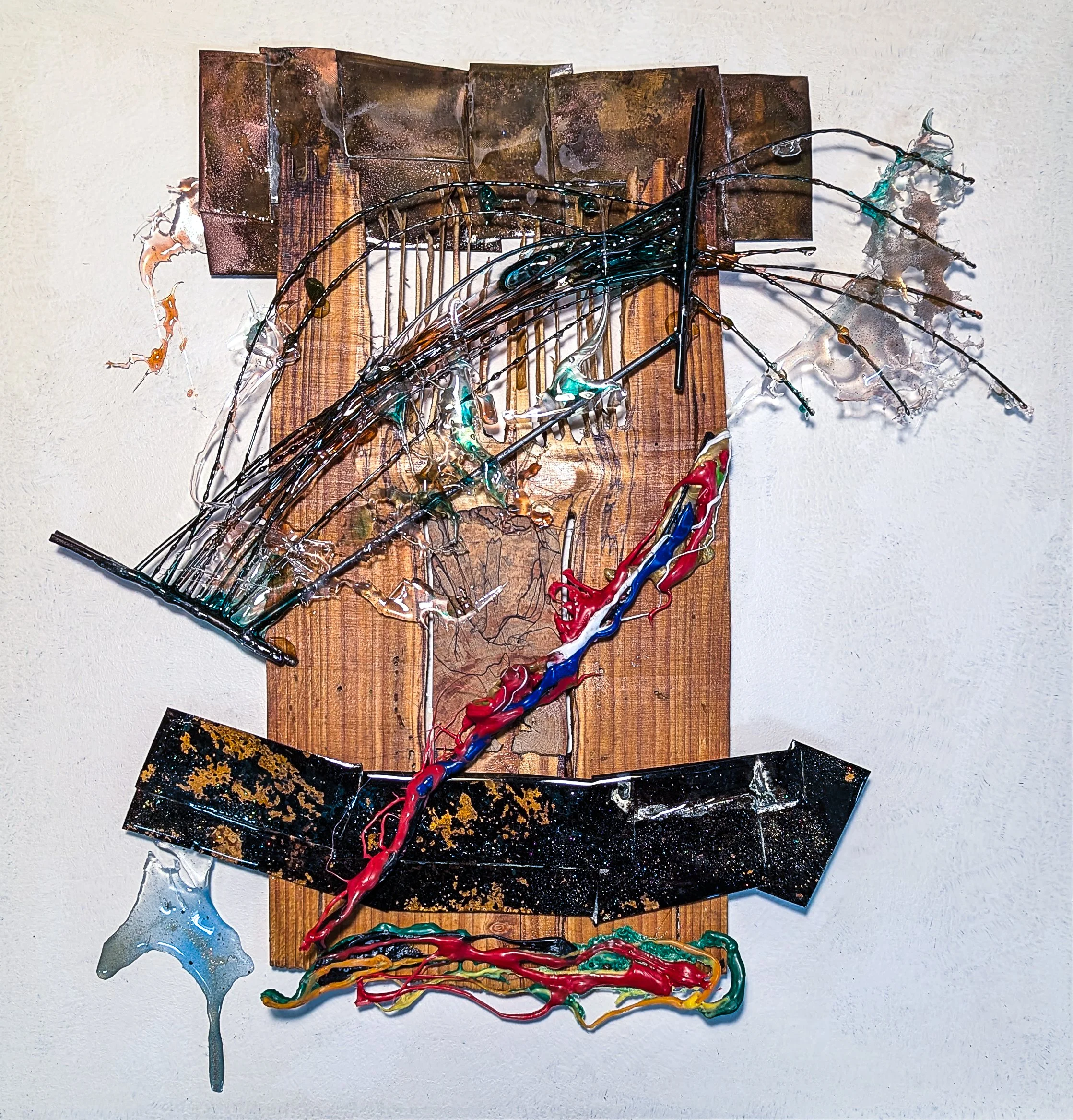 71. 'Skeezix', Copper, Wood, Steel, Thermoplastic, Resin by Bruce Hasse