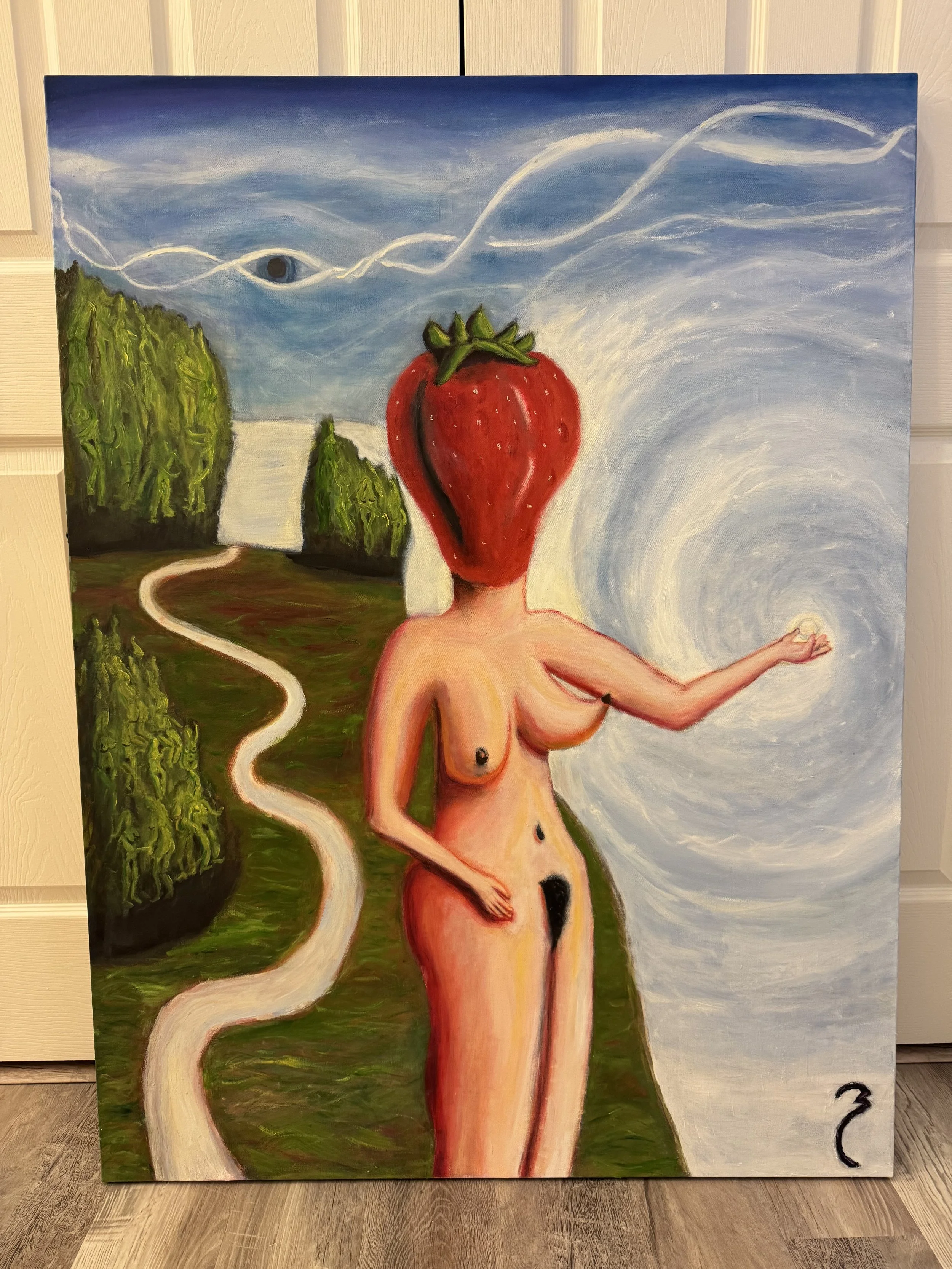 104. 'Ambiguity', Oil on canvas by Michael Chase