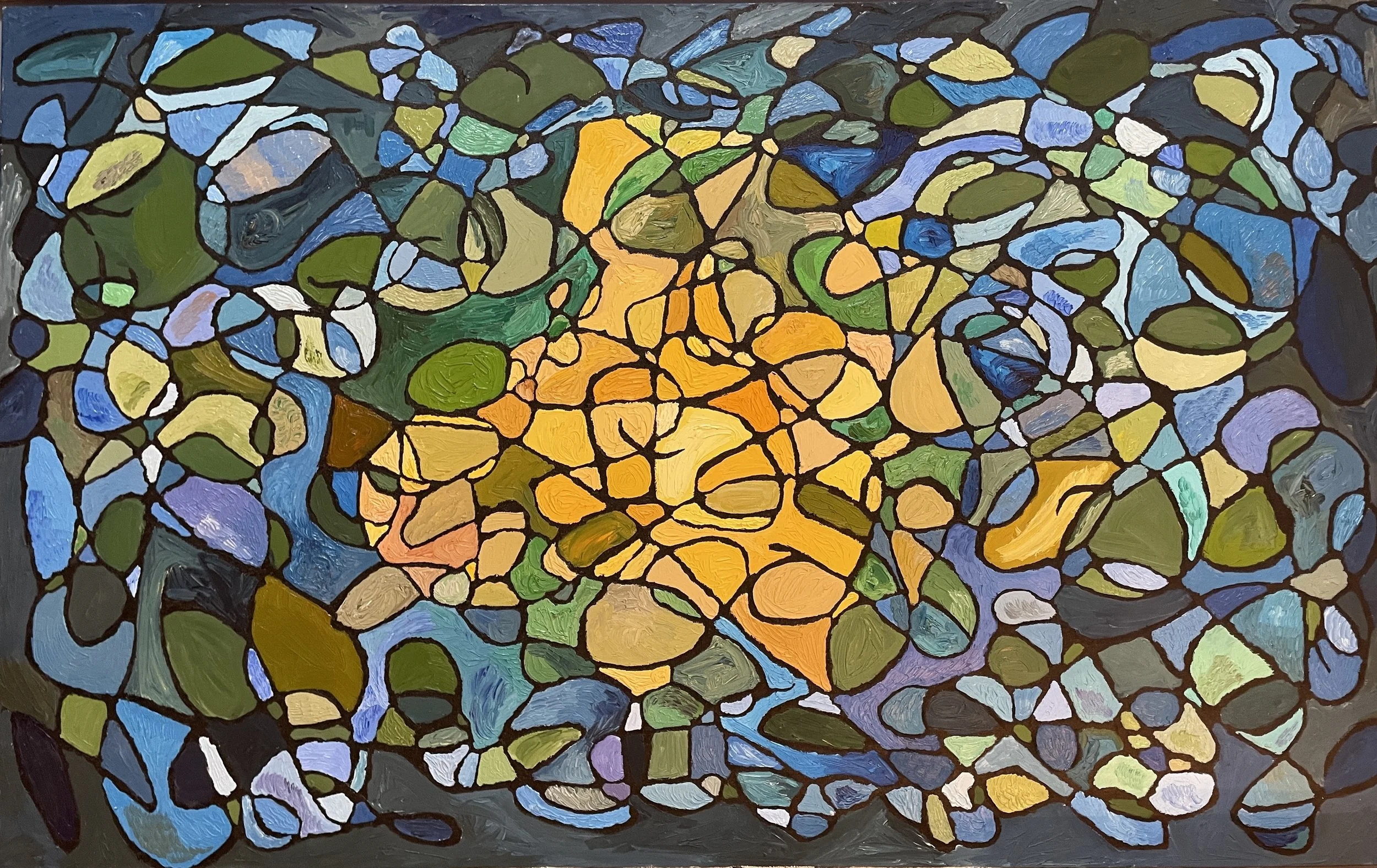 34. 'Untitled #48', Oil on canvas by Joshua Cox
