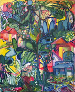 140. 'Untitled', acrylic by Elysia Doty