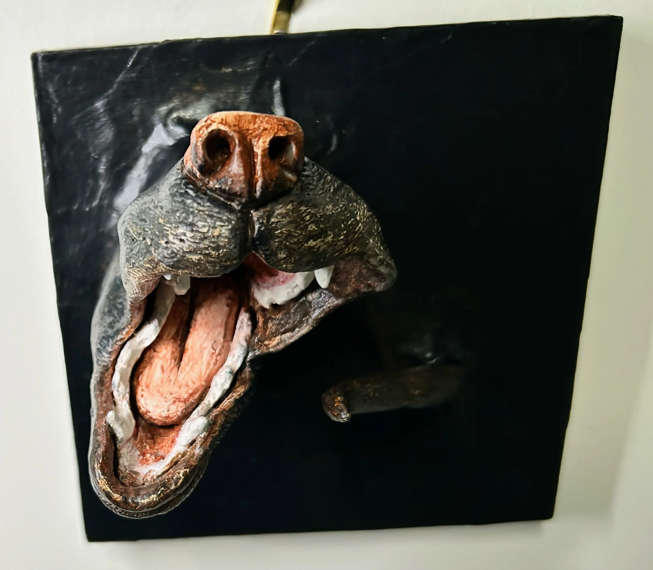 7. 'Almost There', Ceramic, paper-mache,acrylic by Tonya Whitney