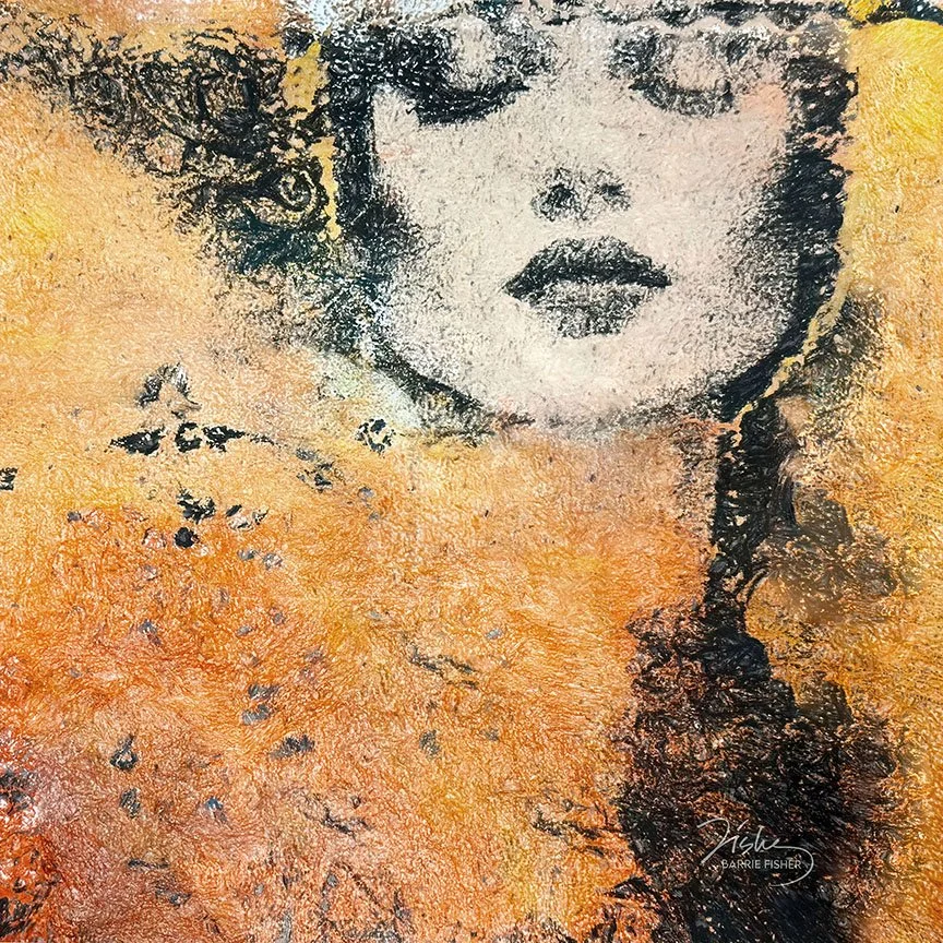 51. 'Reflection of Orange', Mixed media and photography by Barrie Fisher