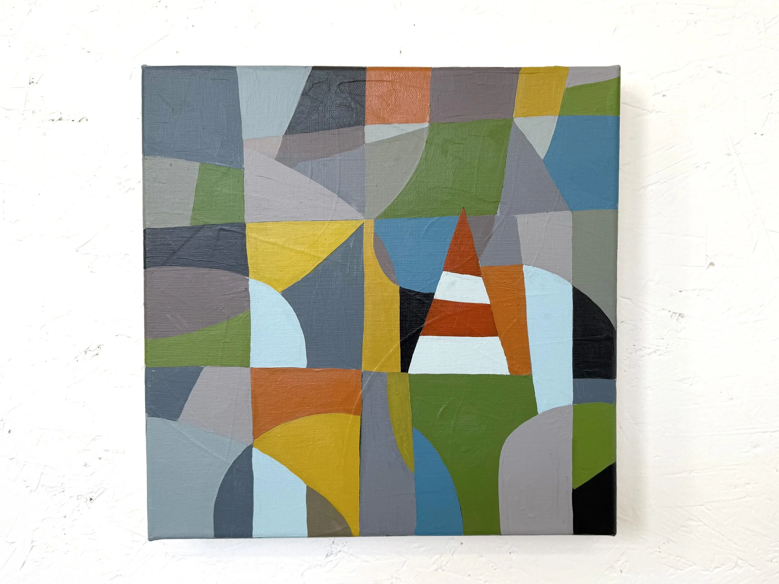 95. 'Untitled II', Acrylic on canvas by Daniel Siegel