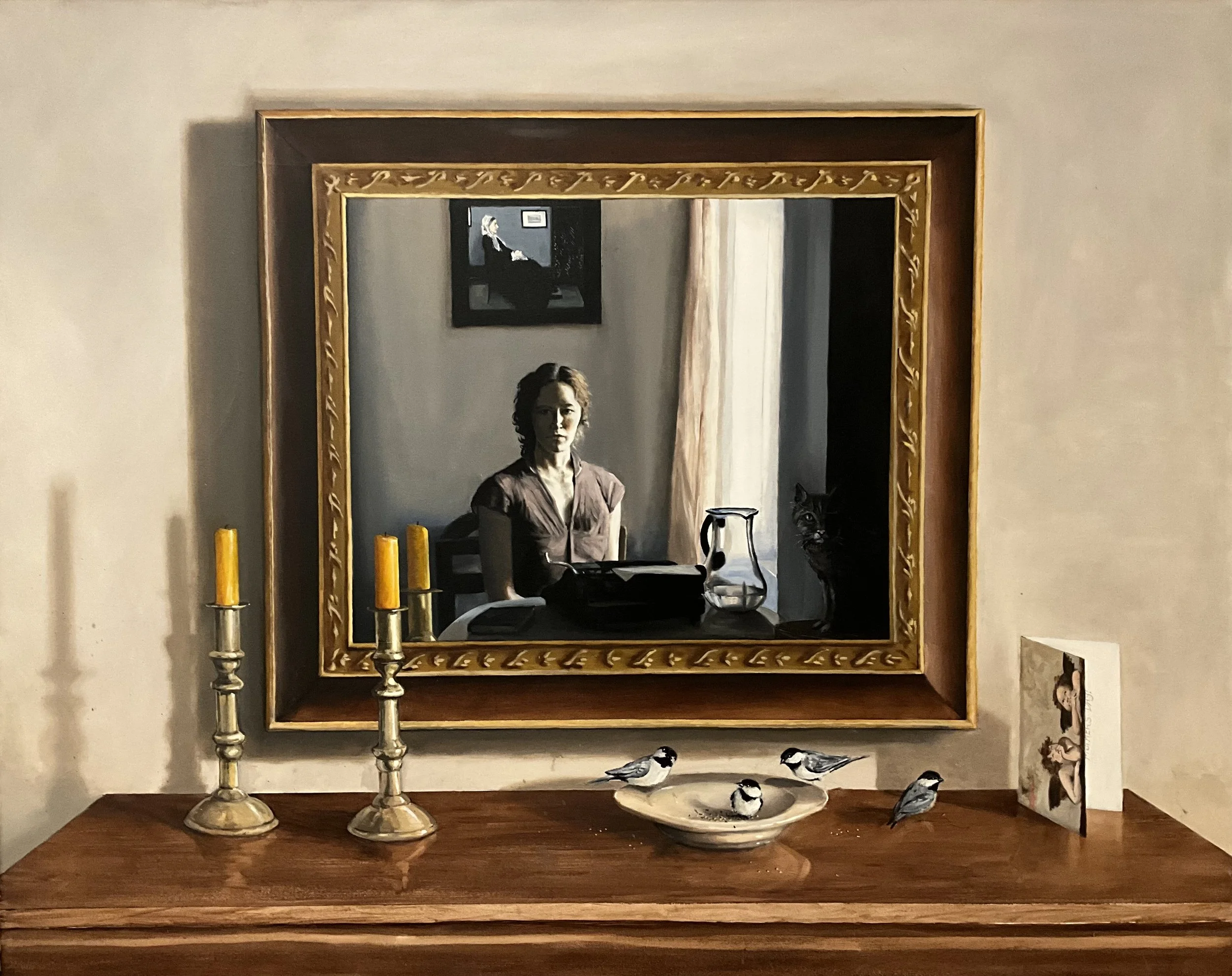 127. 'The Present', Oil on canvas by Adrian Tans