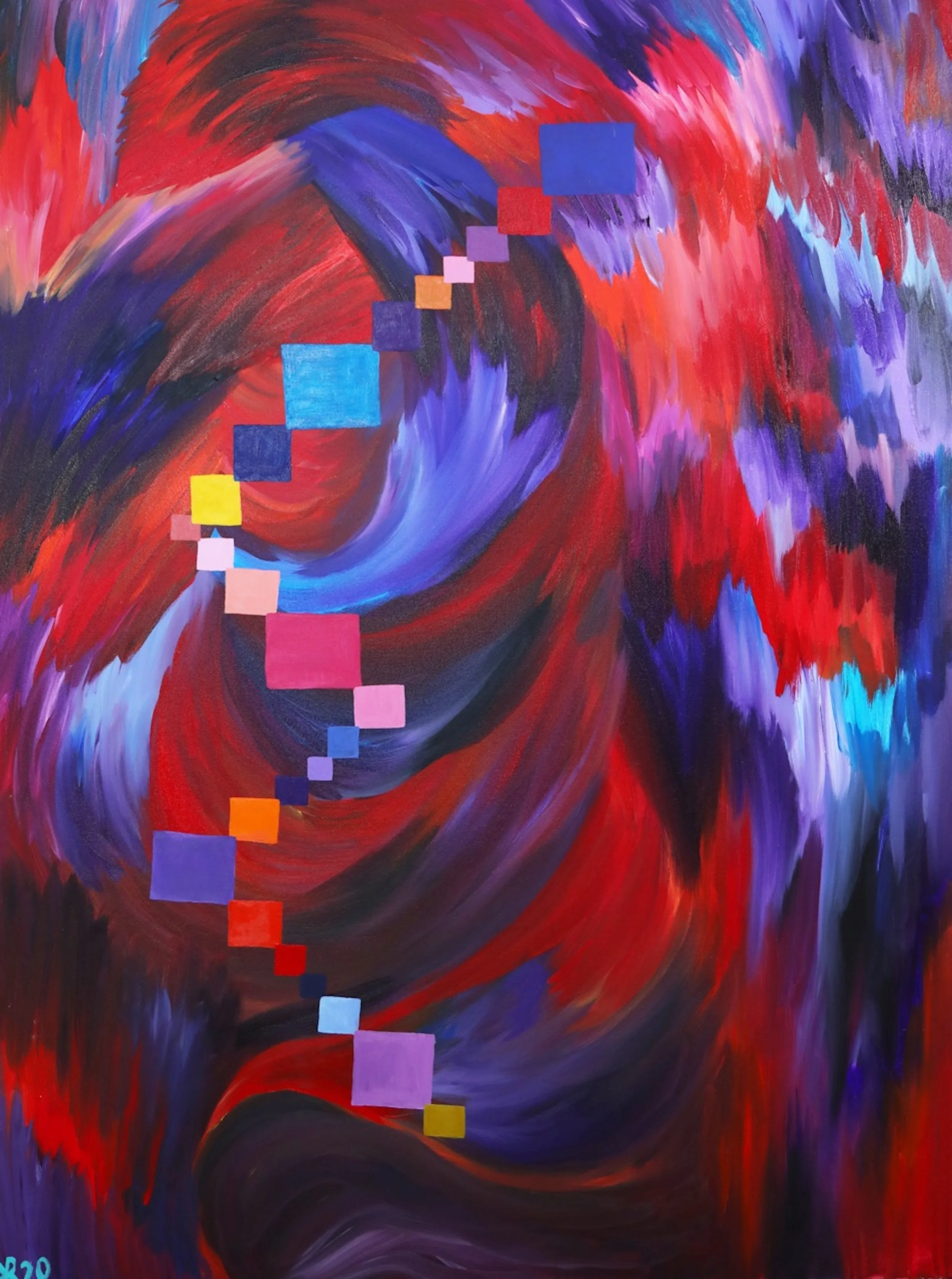 11. 'Velour', Acrylic by Kim Rosebud