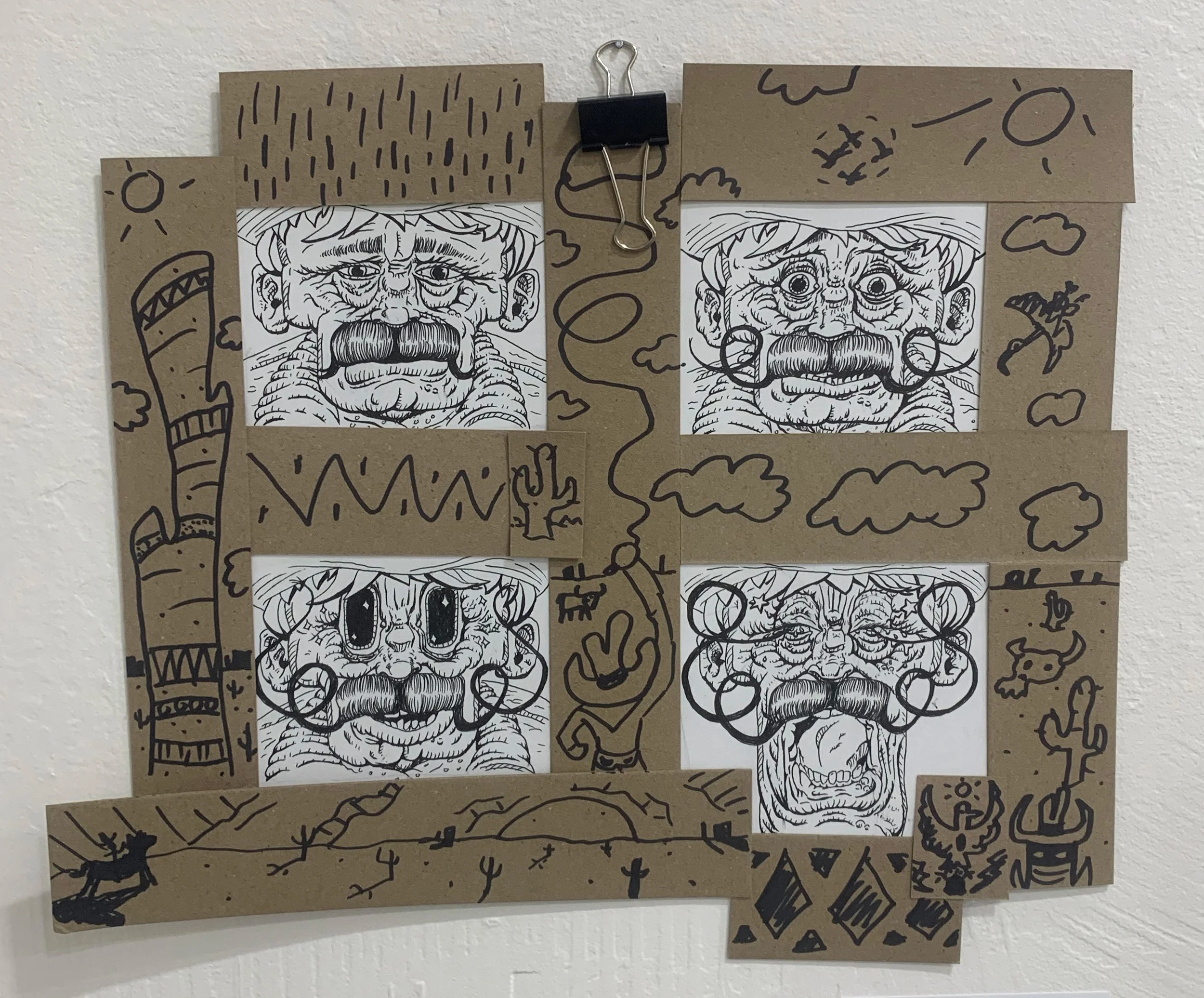 Unfinished Cowboy Piece' by Connor A. Torpey (Not For Sale)