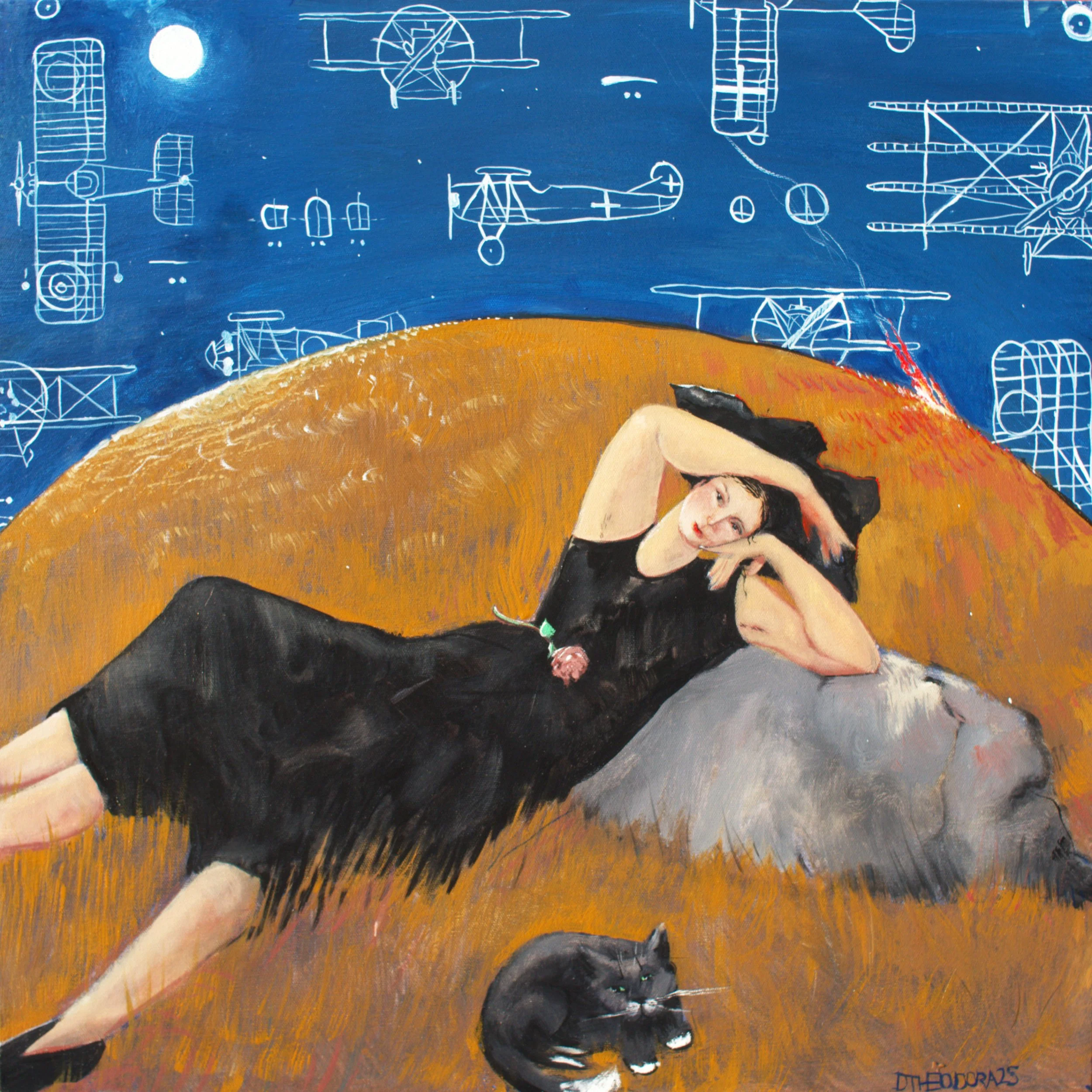 10. 'La Debacle', tempera by Dara Theodora