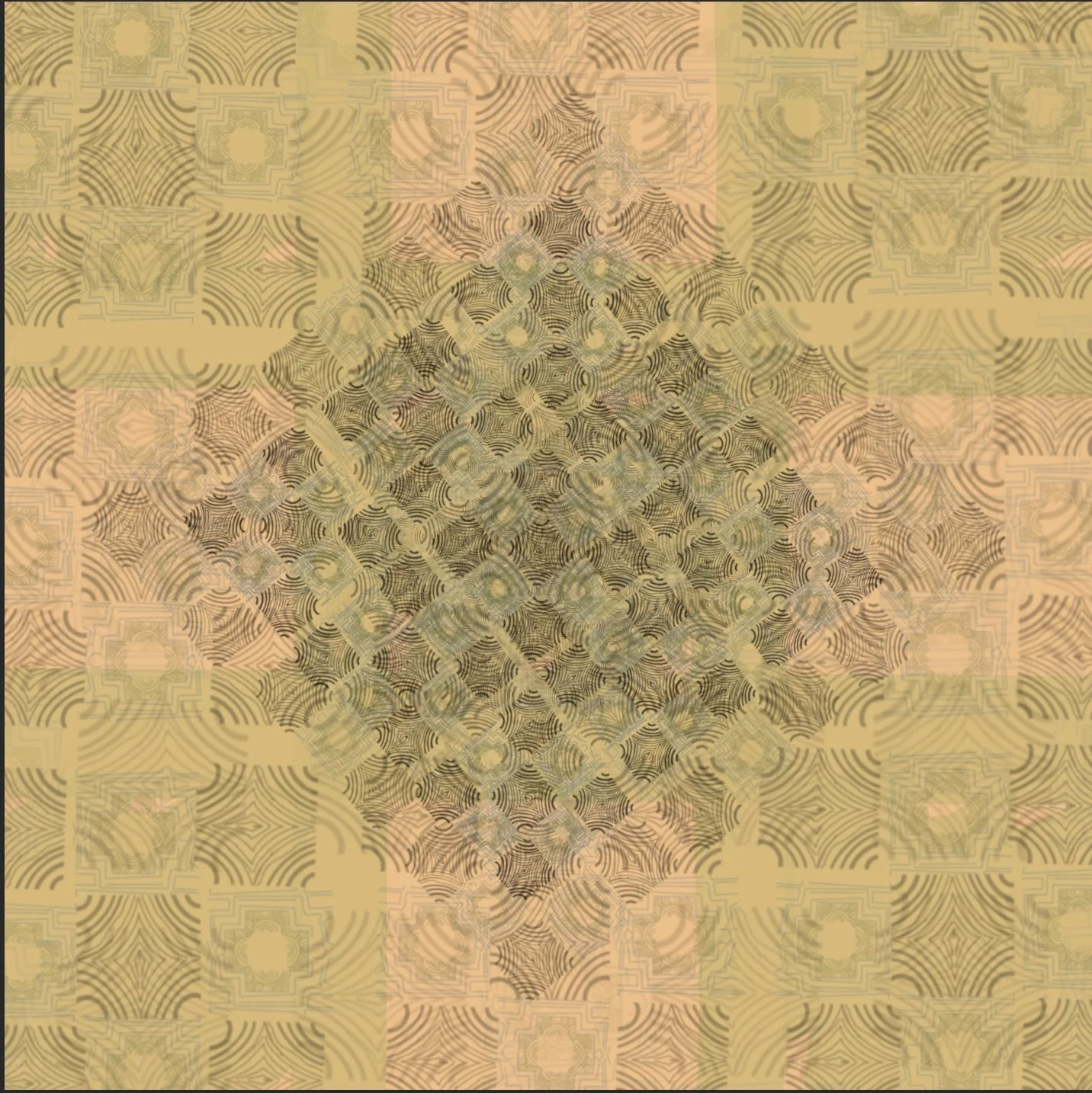39. 'Zen Tile', Digital Illustration by Dillon Reuben