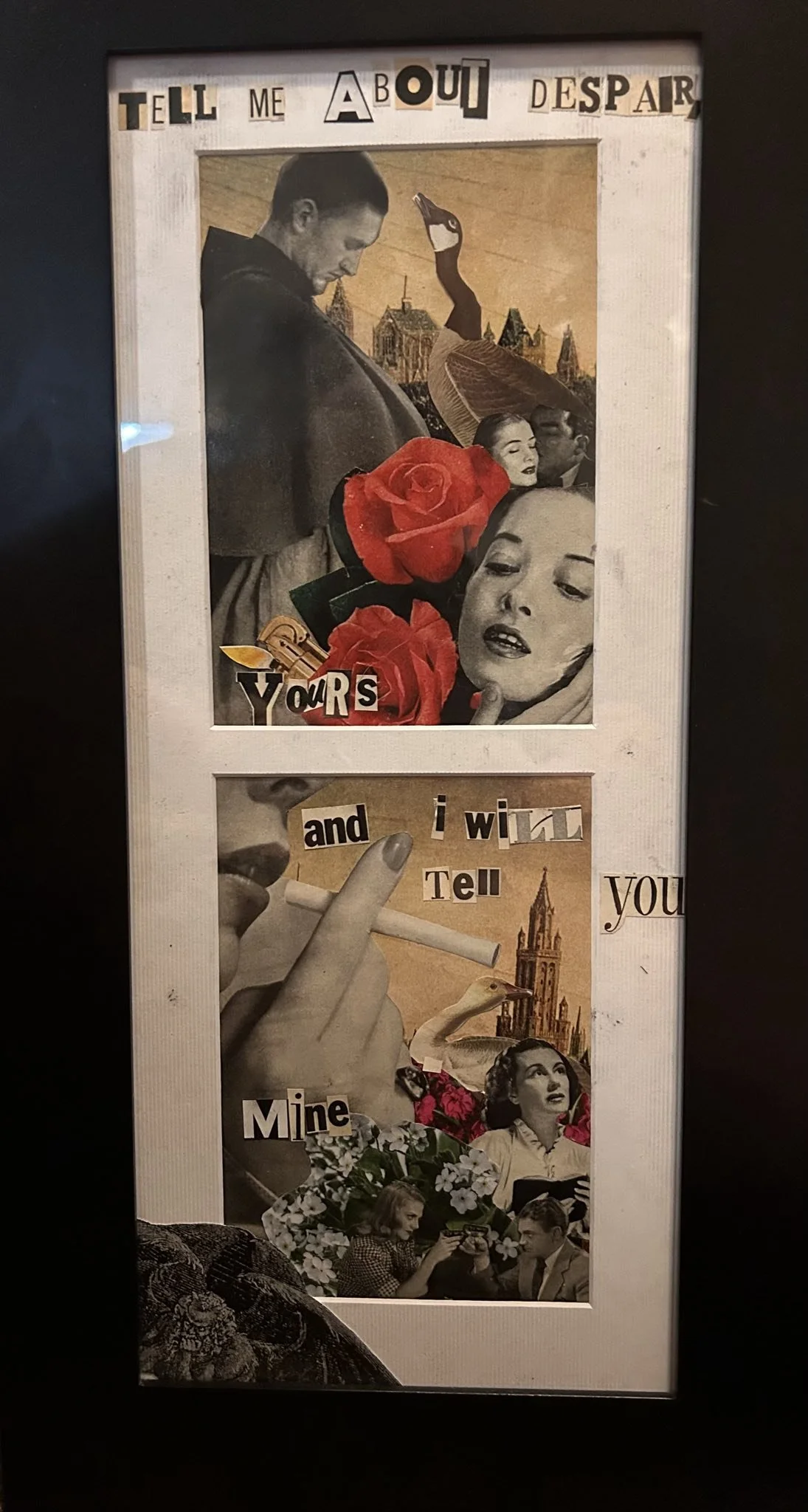 50. 'Wild Geese', Collage by Van McNulty