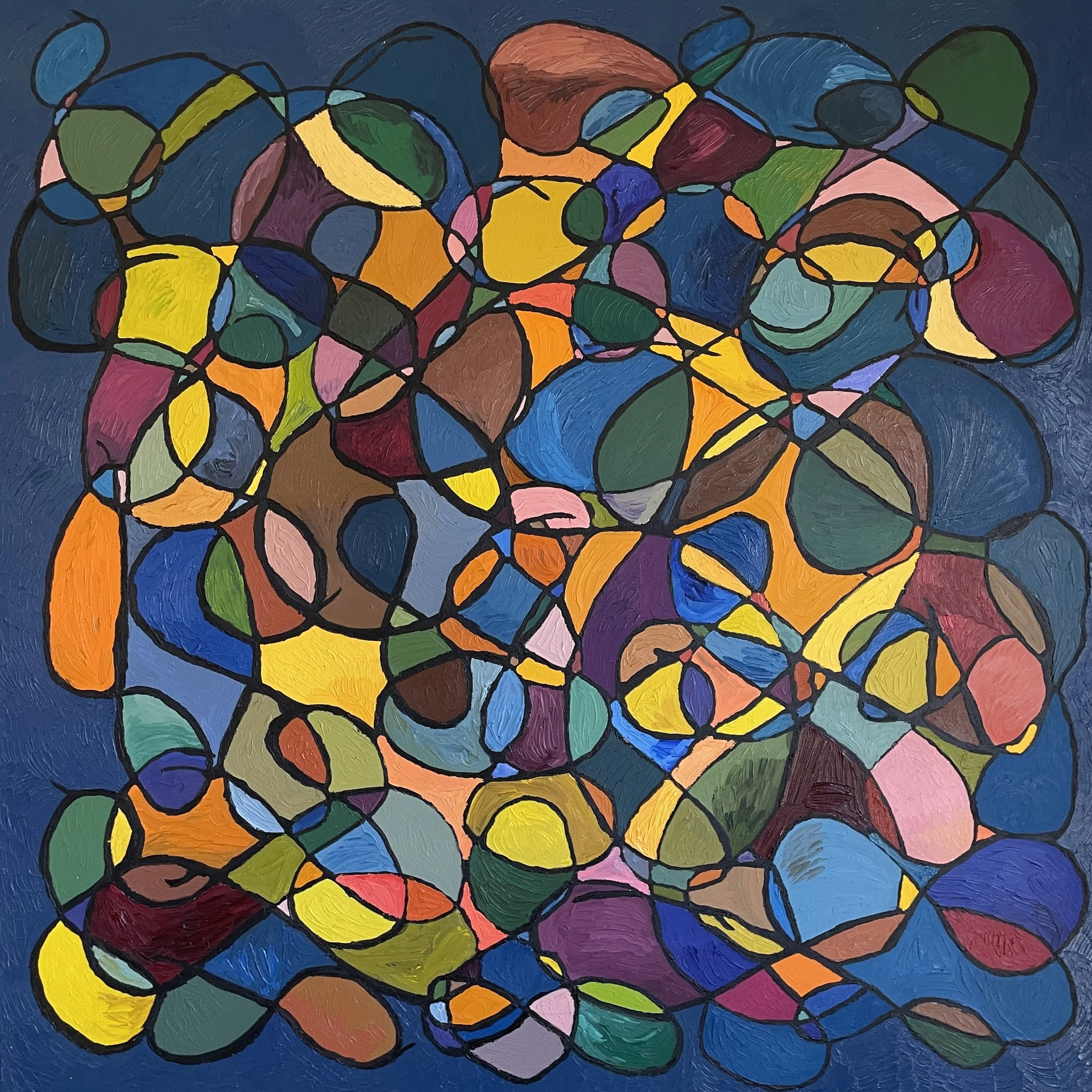 33. 'Untitled #17', Oil on canvas by Joshua Cox