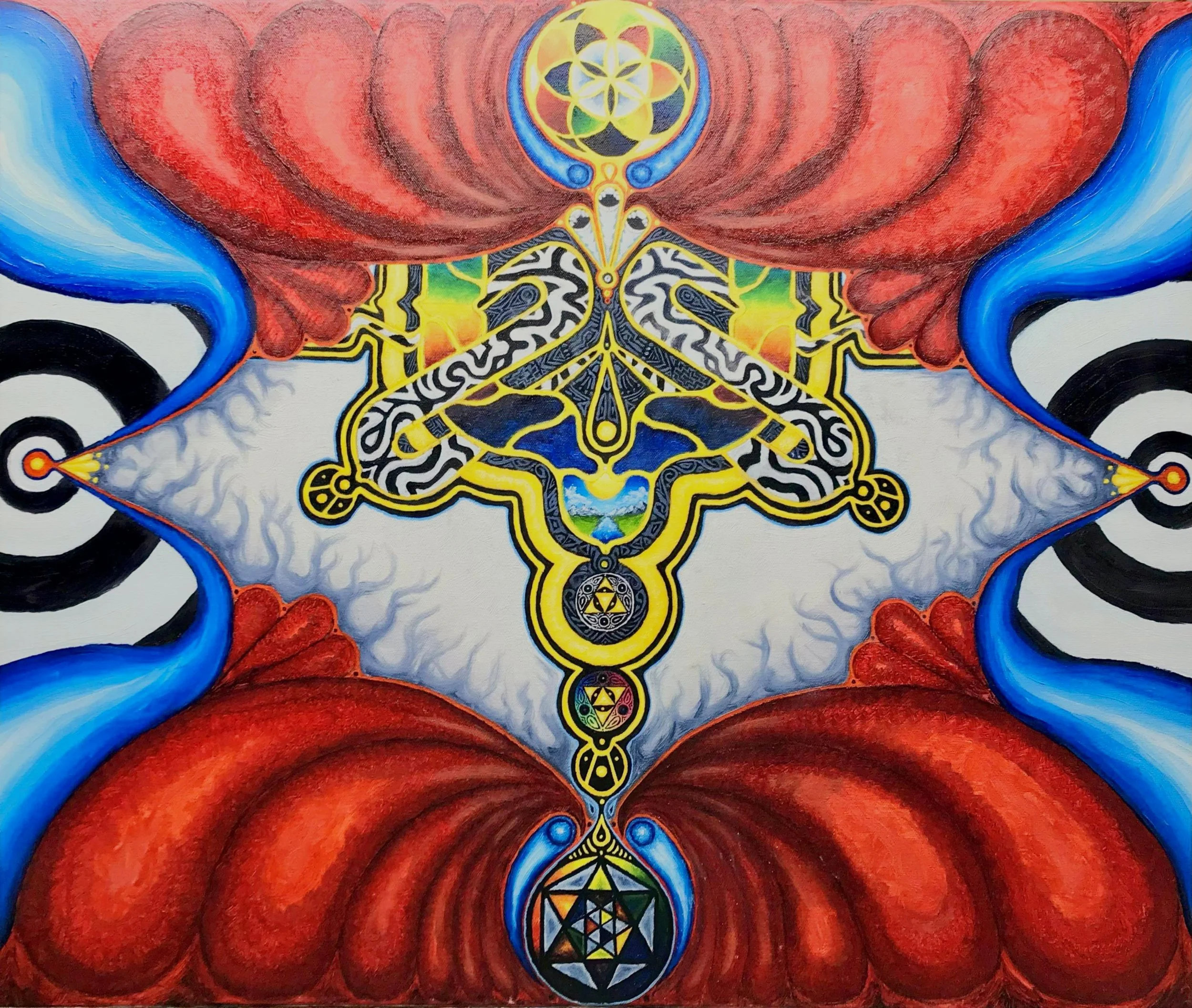 14. 'Eyes Vol. 1.', Oil on Canvas by Jacob Allard