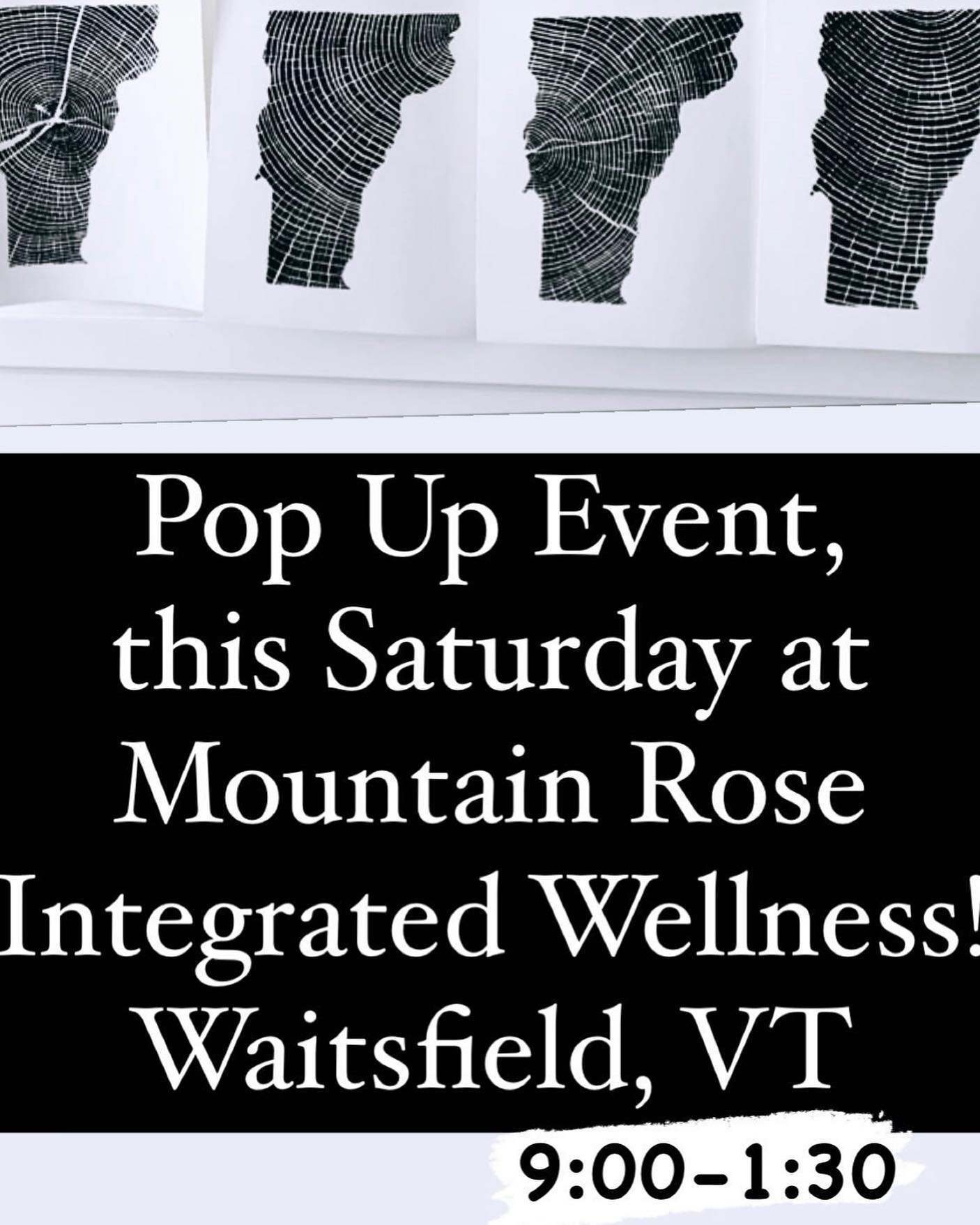 This Saturday, we are having another Pop Up market with @katie_babic_designs and @lizharris1573 
.
.
Come by and do some shopping!
.
.
#vermont #mrv #madrivervalley #shopmrv #popupshop #mountainrosevt #labordayweekend #prints
