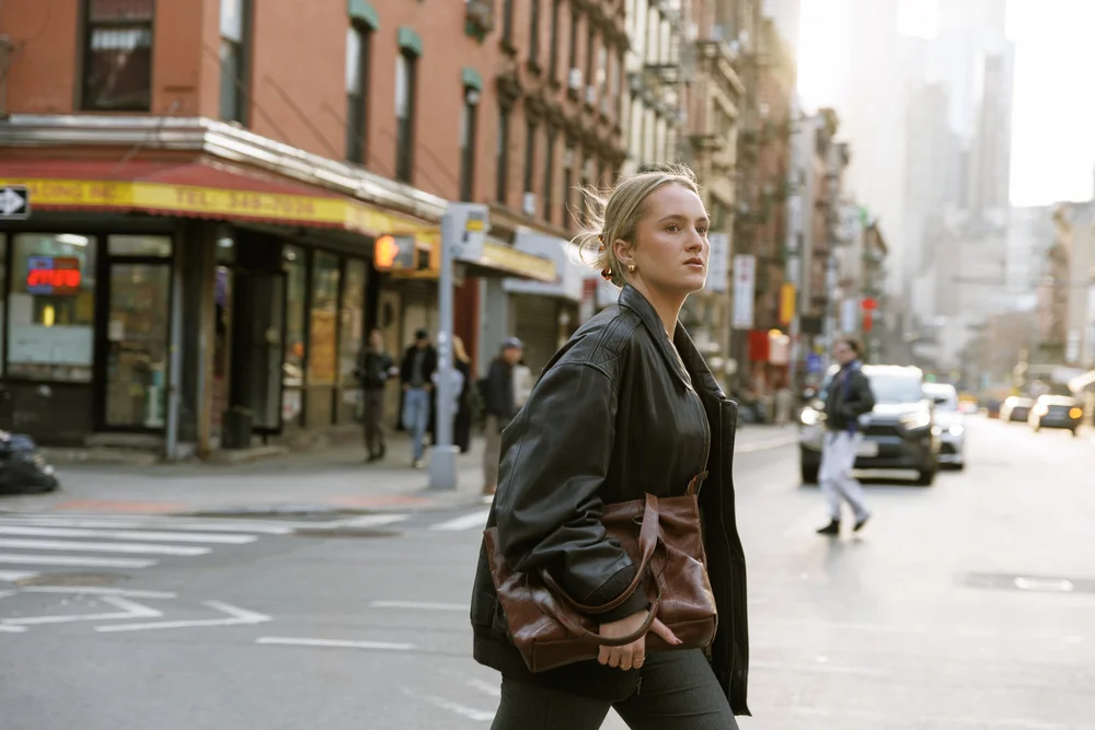 Editorial portrait session at Two Bridges NYC