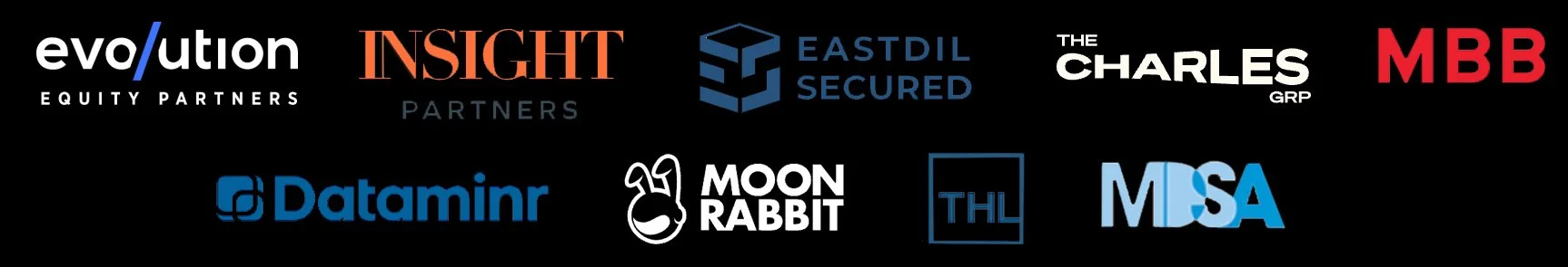 Select Client list: Evolution Equity Partners. Insight Partners, Eastdil Secured, The Charles Group, MBB Architects, Dataminr, Moon Rabbit, THL Boston, MDSA architects,