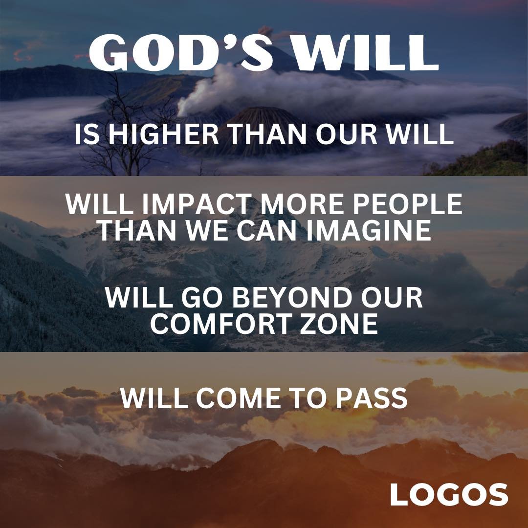 The will of God will impact more people and in greater ways than we can imagine. And for that reason, we must take a step back. Rest knowing that God&rsquo;s will come to pass. 

#itsallaboutJesus #LOGOS