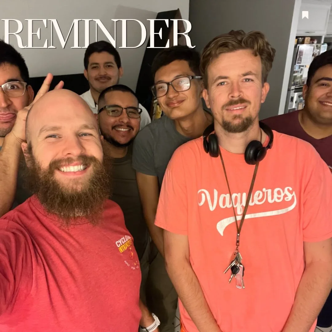 Grupos Peque&ntilde;os son Hoy 📖✨
Dios nos forma a trav&eacute;s de Su Palabra y la comuni&oacute;n de Su iglesia.

See you at Small Groups today 📖✨
God uses His Word and His church to shape us in grace.

📲 More info in the app