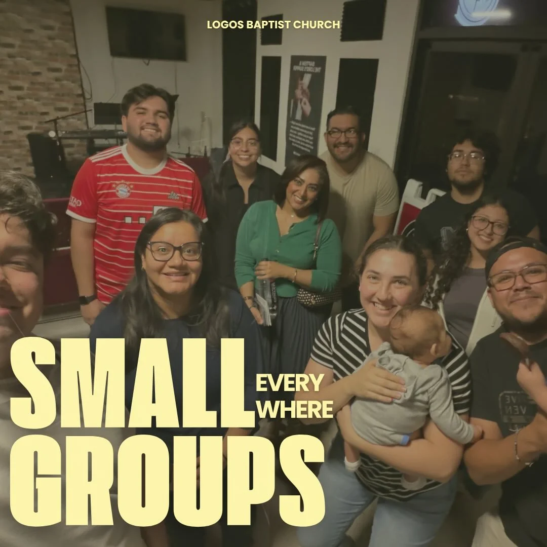 Small Groups are today 🙌
A means of grace where we sit under the Word, pursue holiness, and are conformed to Christ together in biblical community.

&hellip;.

Grupos peque&ntilde;os son hoy 🙌
Un medio de gracia donde nos sometemos a la Palabra, bu