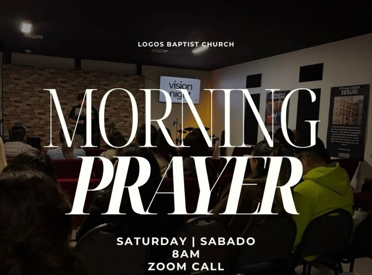Ma&ntilde;ana nos reunimos para orar juntos por Zoom a las 8:00 AM.
No importa d&oacute;nde est&eacute;s, te invitamos a conectarte y buscar al Se&ntilde;or con nosotros.
📲 Encuentra el enlace y m&aacute;s detalles en la app de Logos.

Tomorrow we g