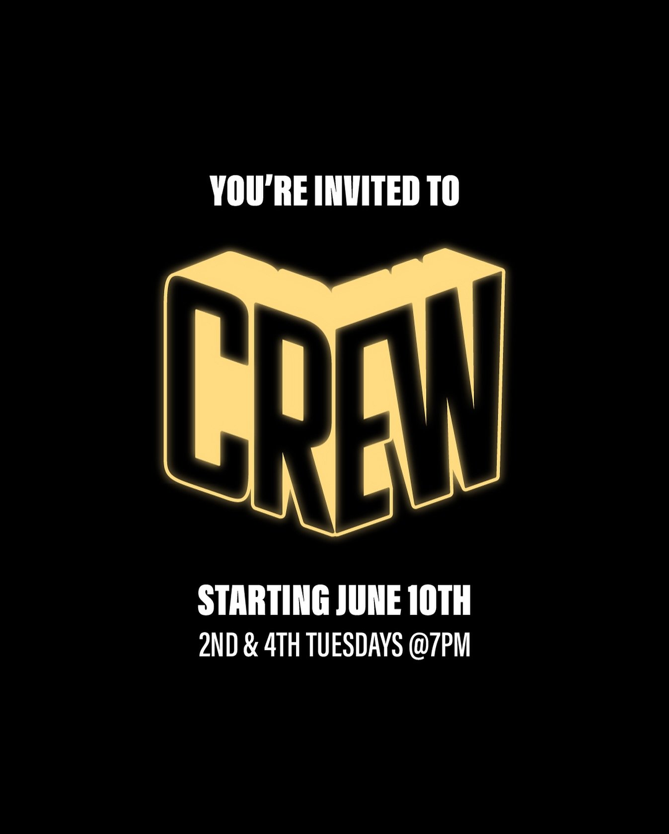 WE&rsquo;RE BACK!

We&rsquo;re so excited to see you Tuesday, June 10th, for a night of community, worship, and word ❤️&zwj;🔥 no need to register, just show up! PLUS, free food will be provided! COME FIND YOUR CREW

(CHILDCARE NOT PROVIDED)
