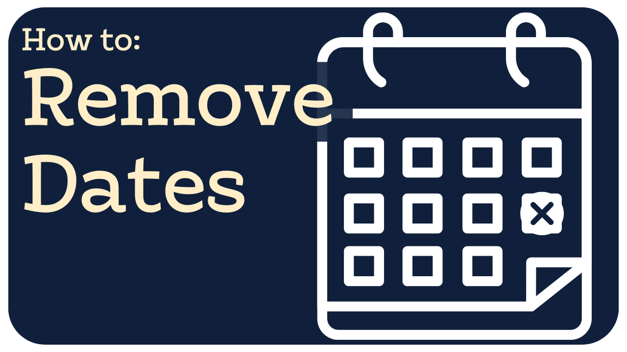 how to request dropping a date