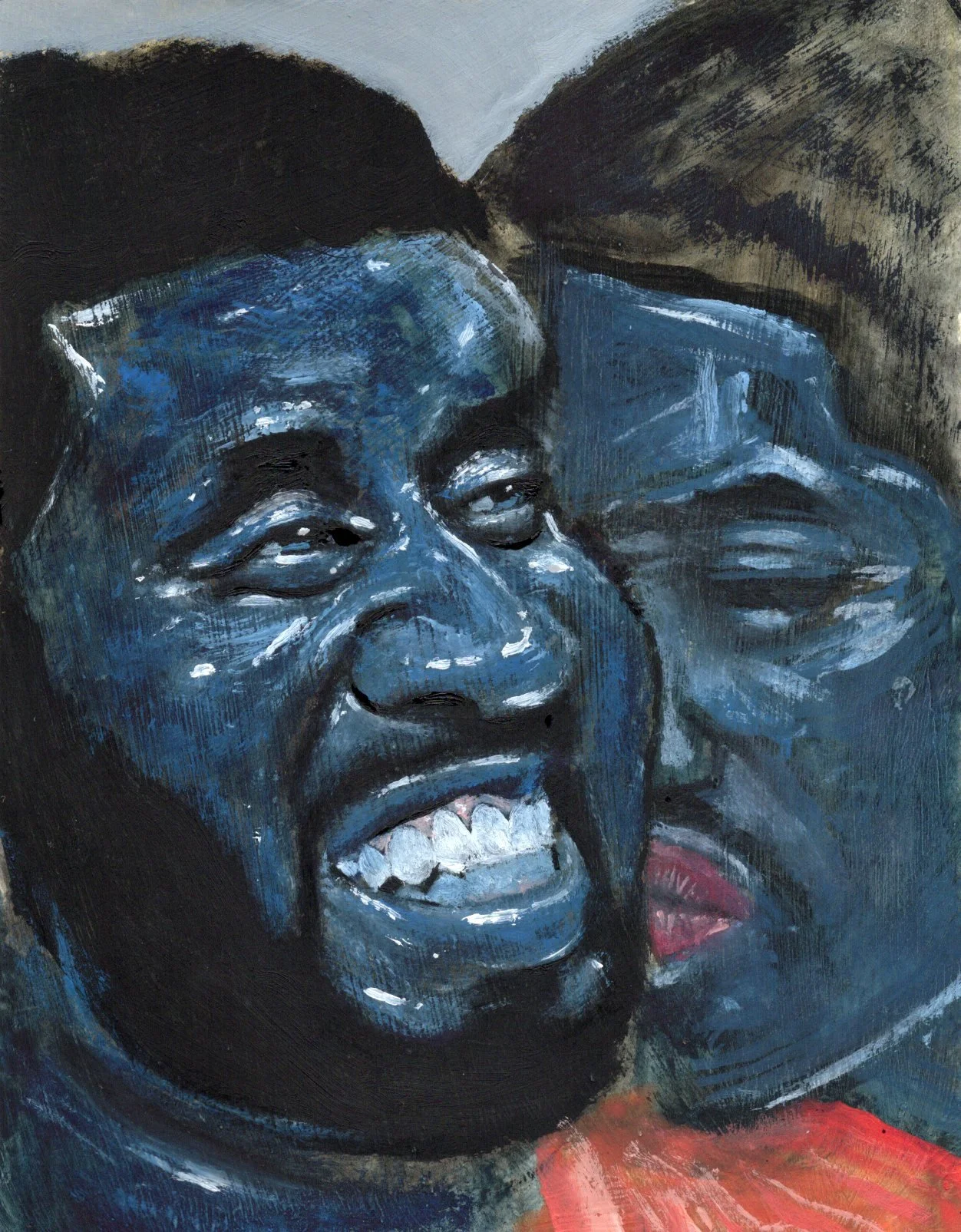 Diddy 15/50, 2025, 5.4"x4.6", Oil on card stock, Available for purchase