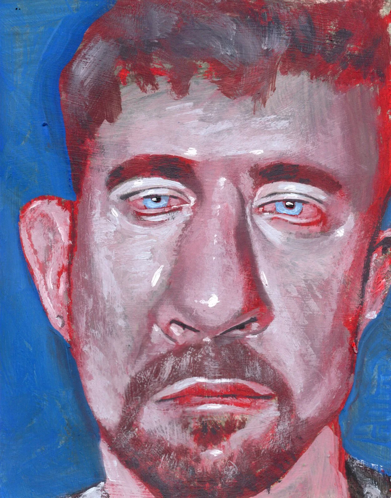 Mr.Beast 22/50, 2025, 5.4"x4.6", Oil on card stock, Available for purchase