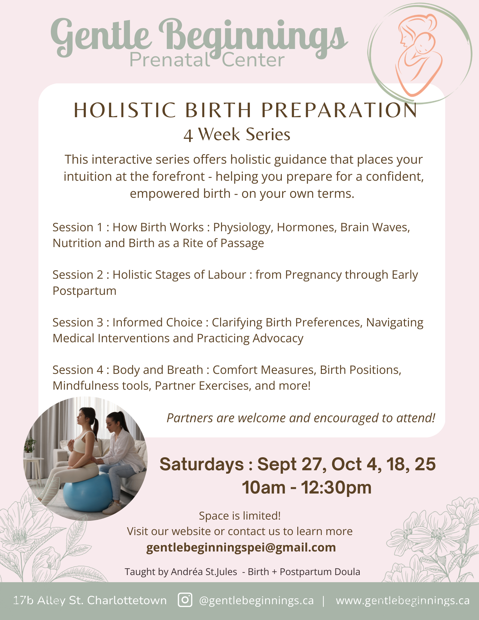 Holistic Birth Preparation 4 Week Series