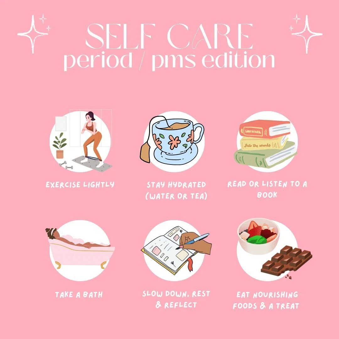 when it&rsquo;s that time of the month, your energy levels, appetite, mood etc are just bound to be a little different. 

it&rsquo;s so important to give yourself grace and shift your priorities with your menstrual cycle. 

👟 exercise lightly 
this 