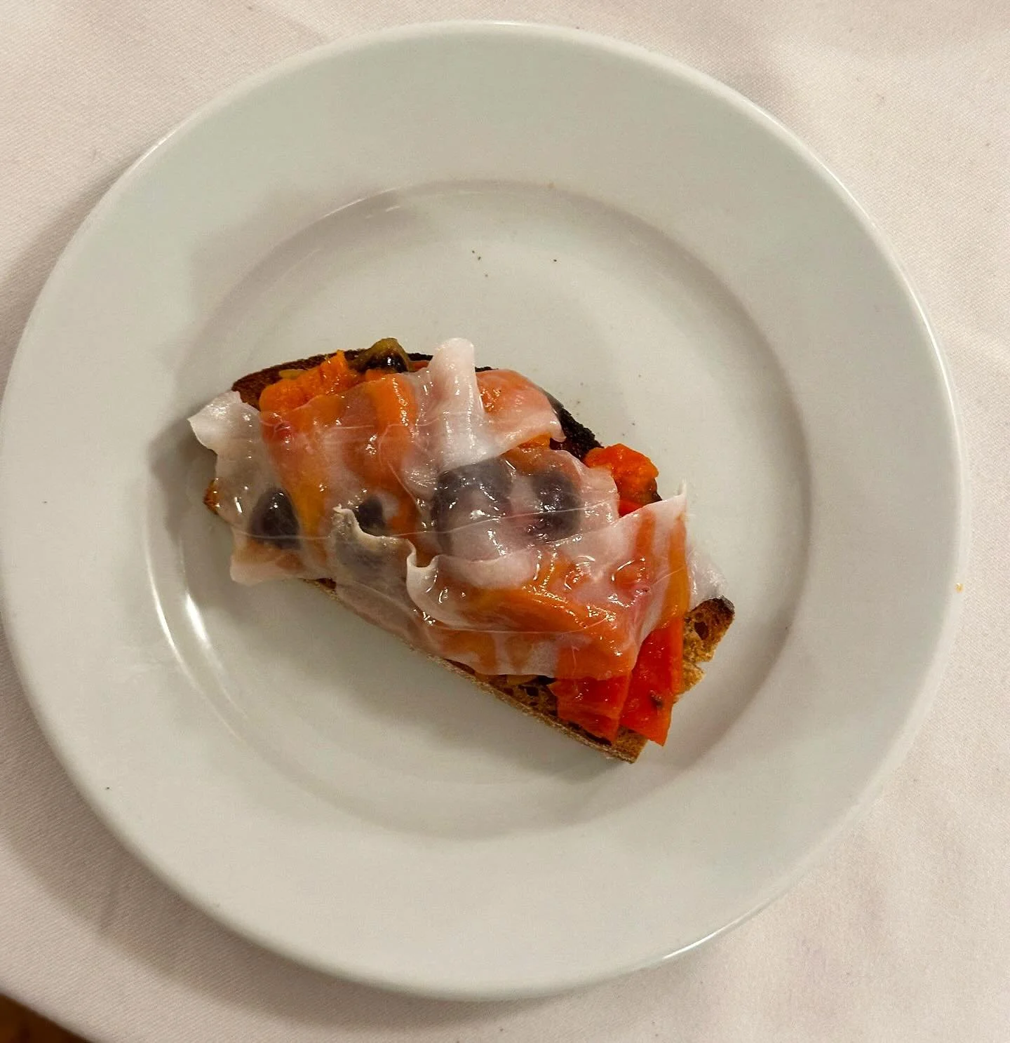 Peperonata & Lardo on Toast