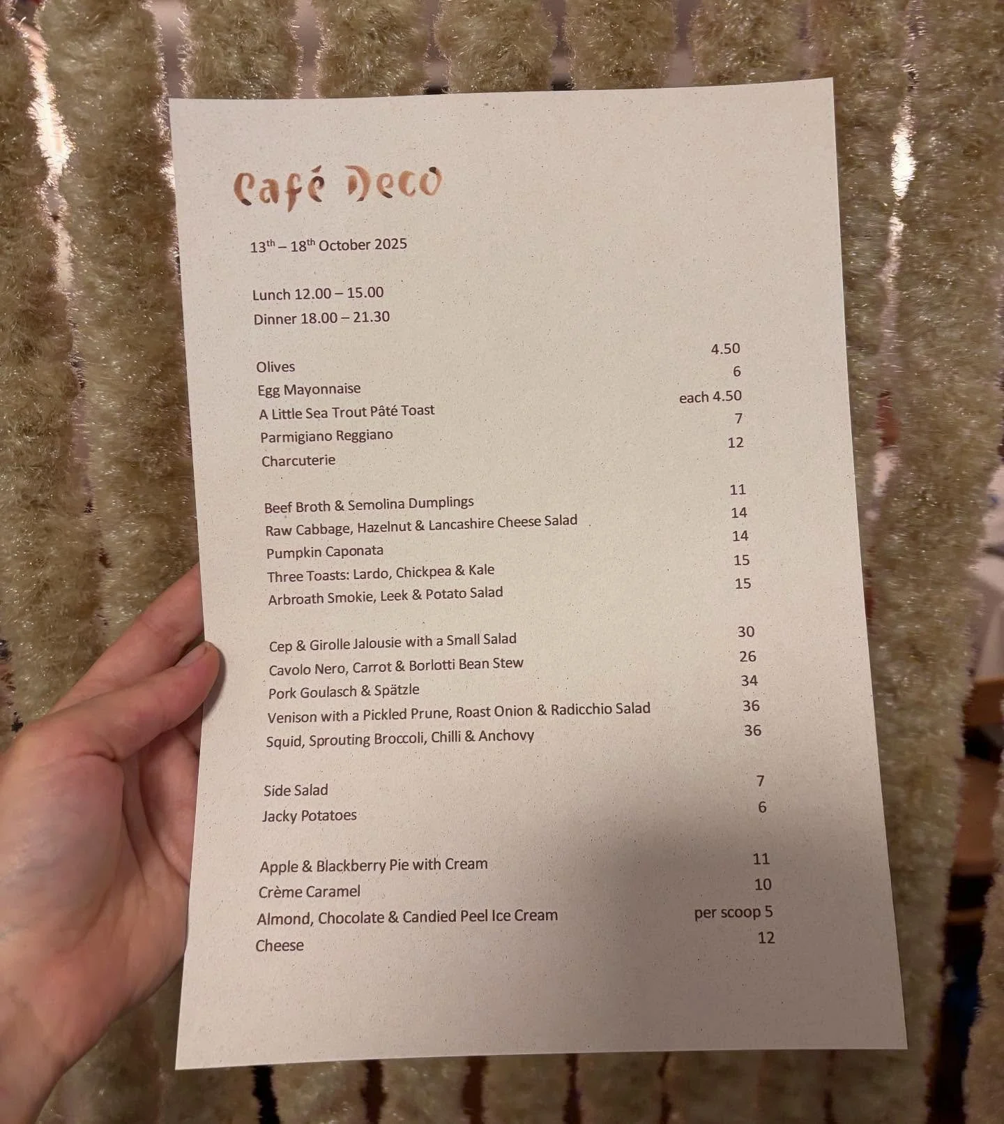 Here is this week’s menu. A few Austrian classics in there, which we’re excited for. To make a booking, either click on the reserve button in our bio or call us on 020 8091 2108.