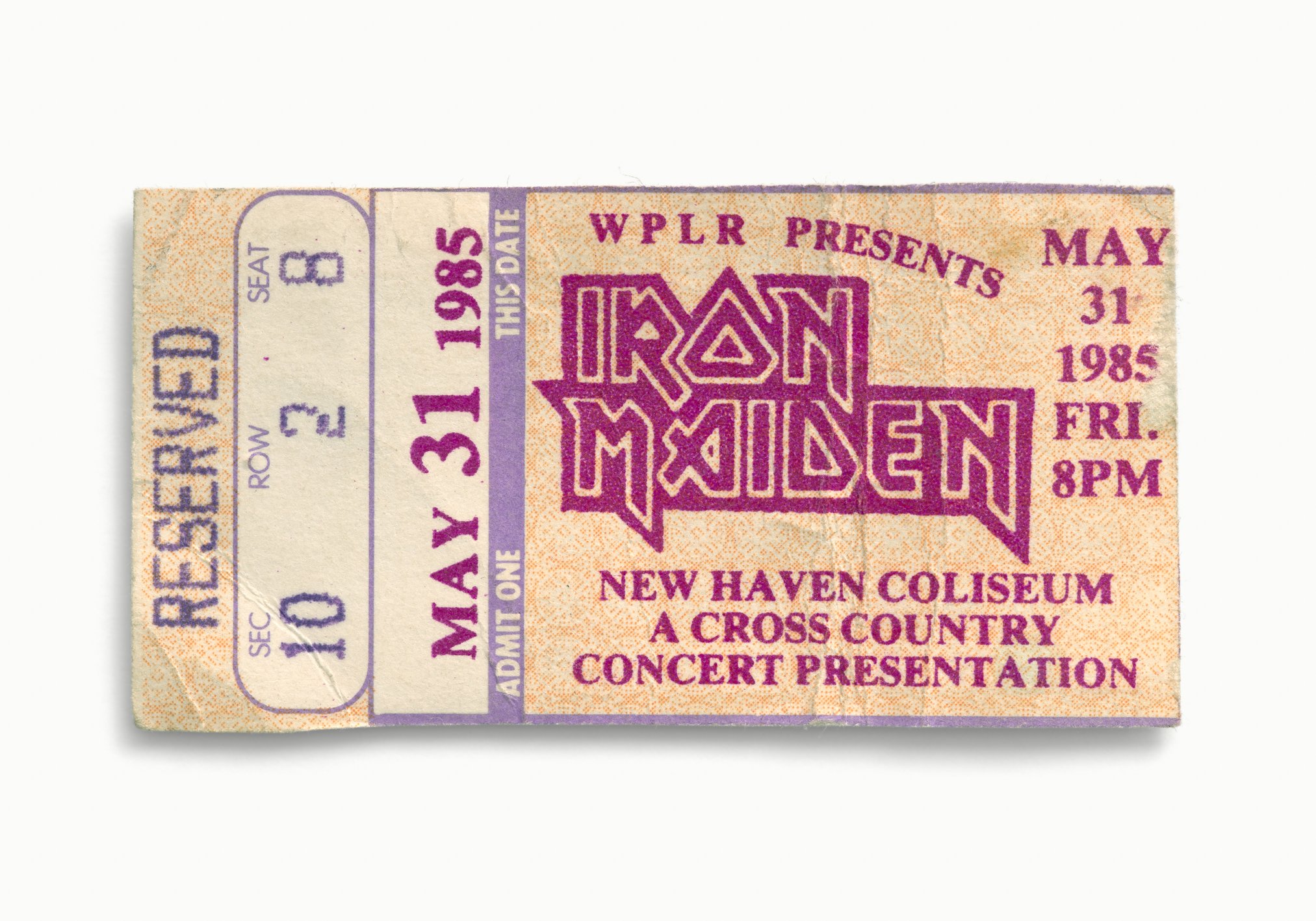 Iron Maiden, New Haven Coliseum, New Haven, CT 1985
