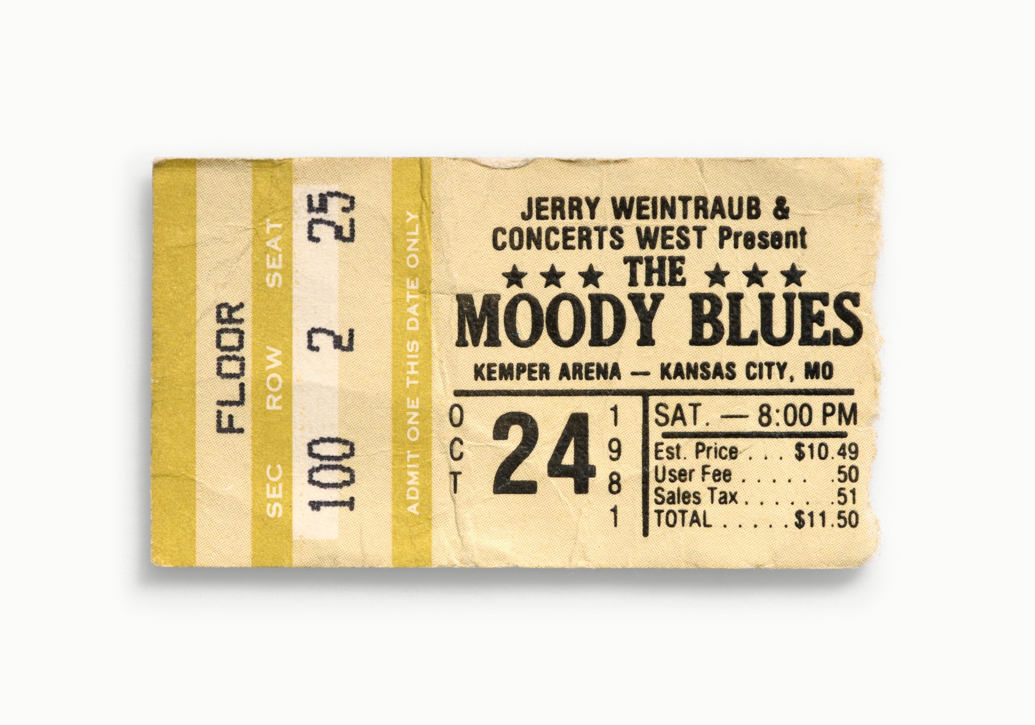 The Moody Blues, Kemper Arena, Kansas City, MO 1981
