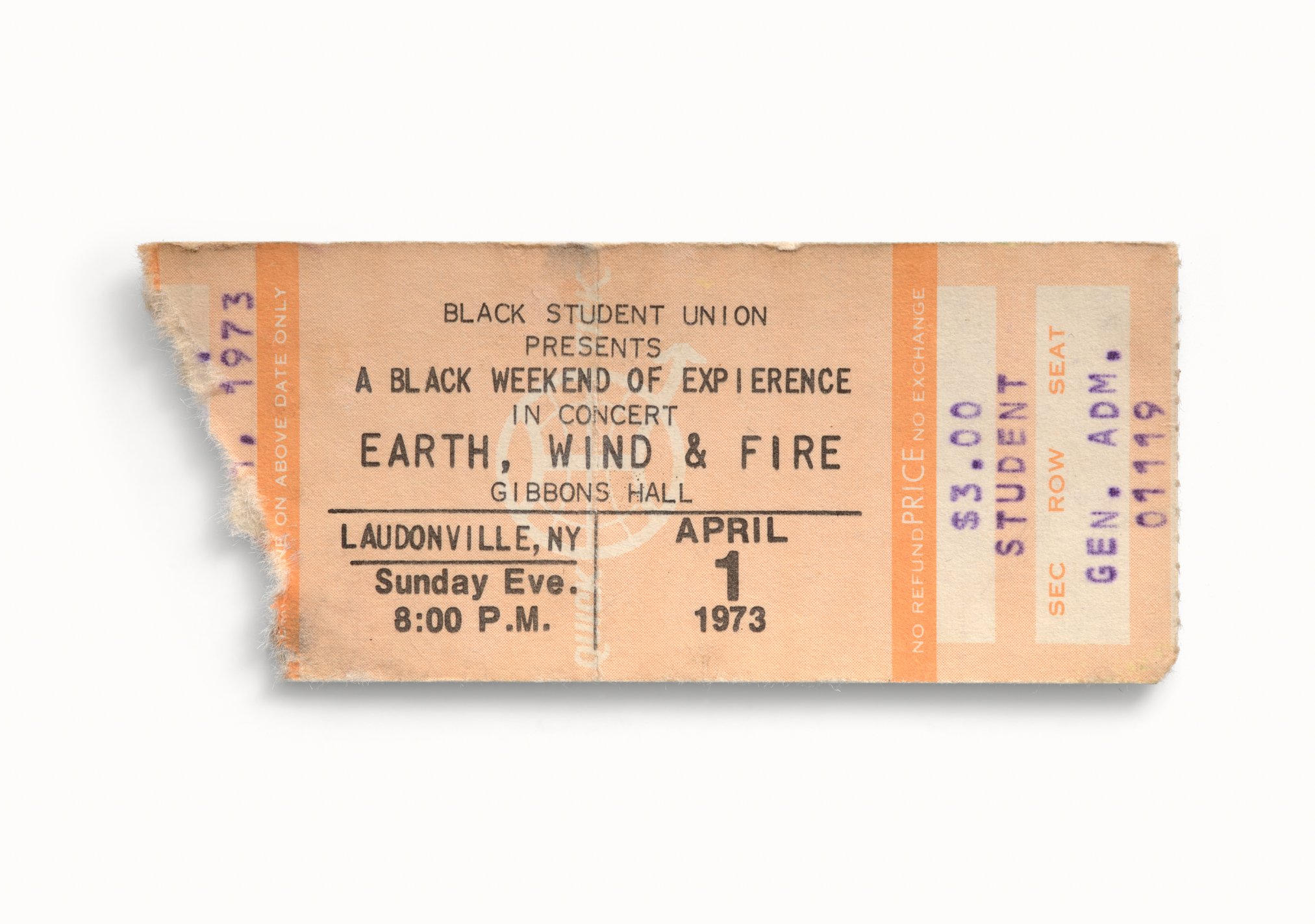 Earth, Wind & Fire, Gibbons Hall, Laudonville, NY 1973