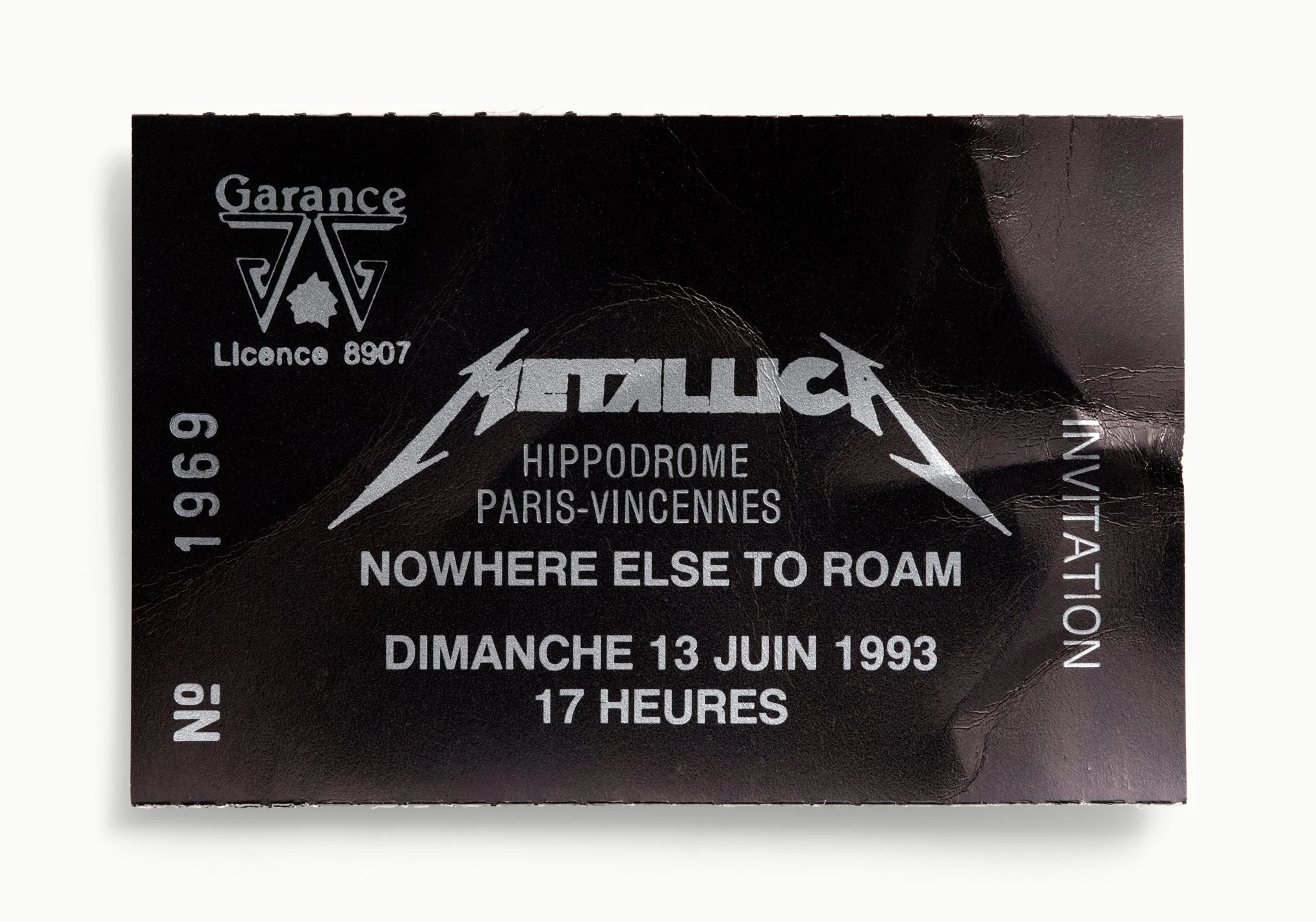 Metallica, Hippodrome, Paris, France 1993