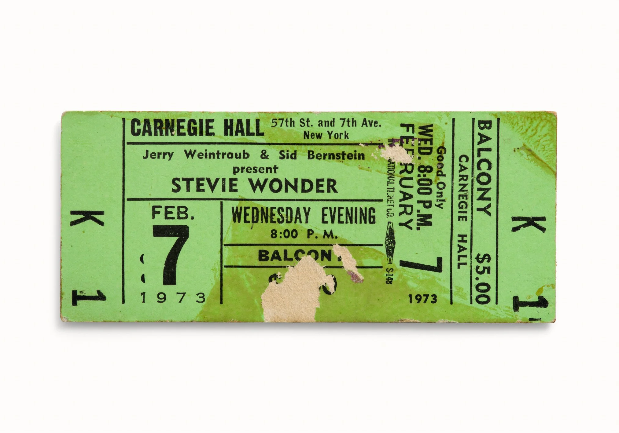 Stevie Wonder, Carnegie Hall, New York, NY 1973