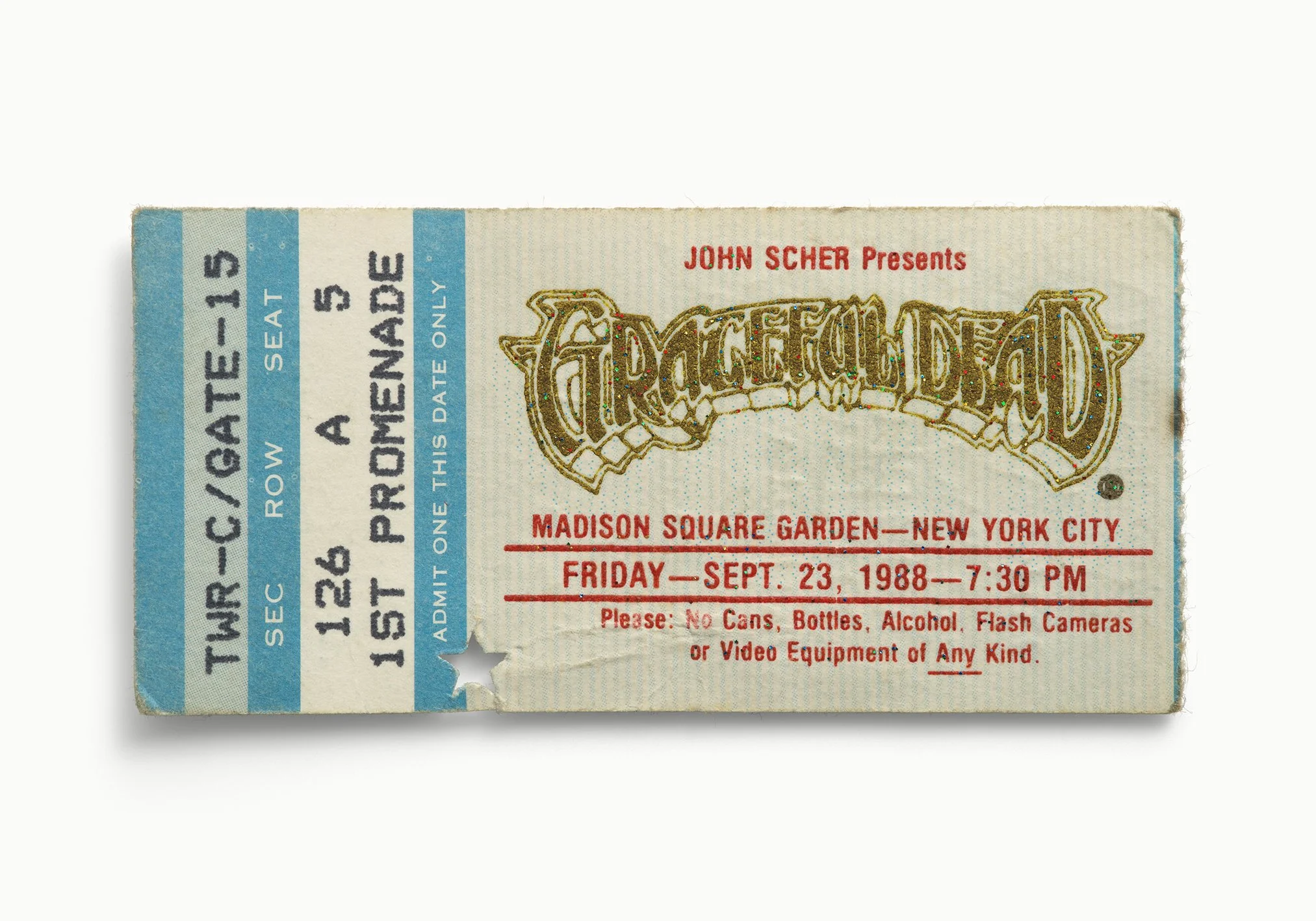 The Grateful Dead, Madison Square Garden, New York, NY 1988