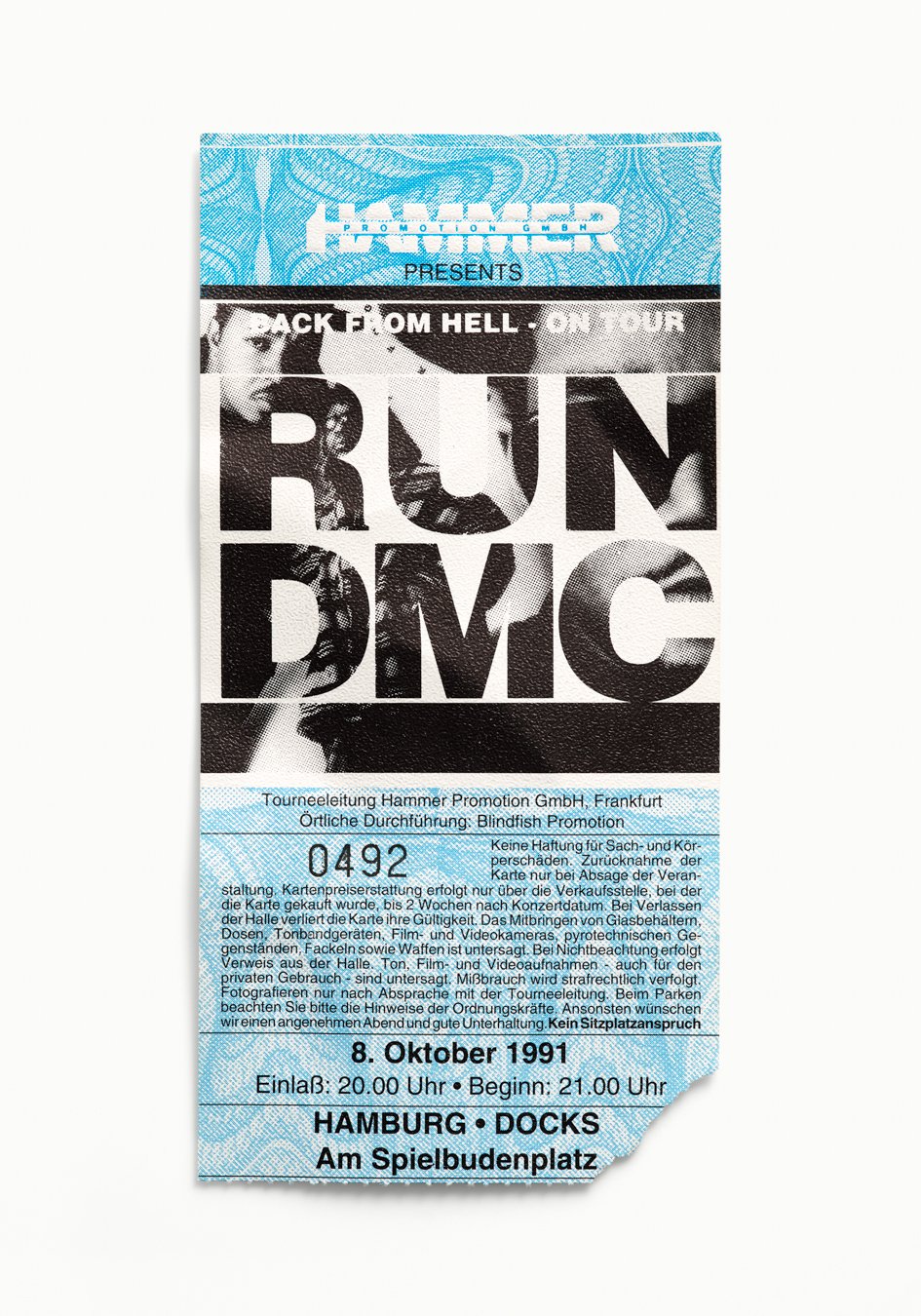 Run DMC, Hamburg Docks, Hamburg, Germany 1991