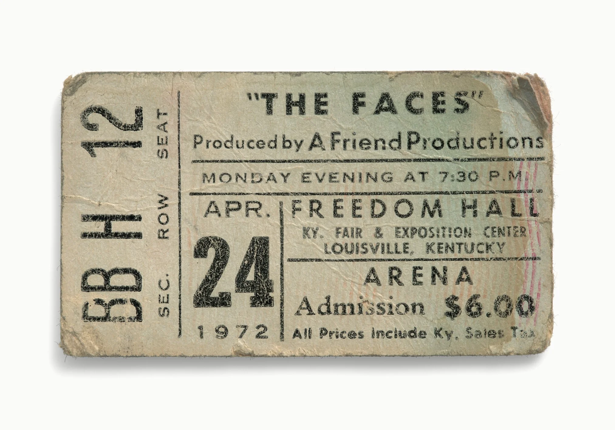 The Faces, Freedom Hall, Louisville, KY 1972