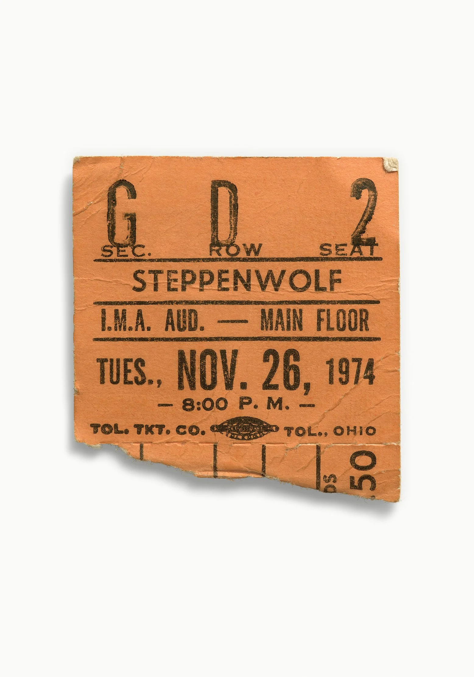 Steppenwolf, Providence Civic Center, Providence, RI 1974