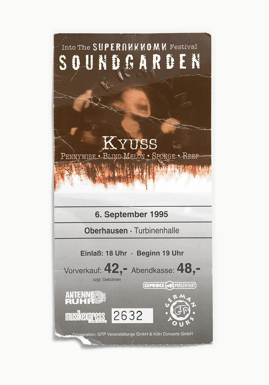 Soundgarden, Turbinenhalle, Oberhausen, Germany 1995