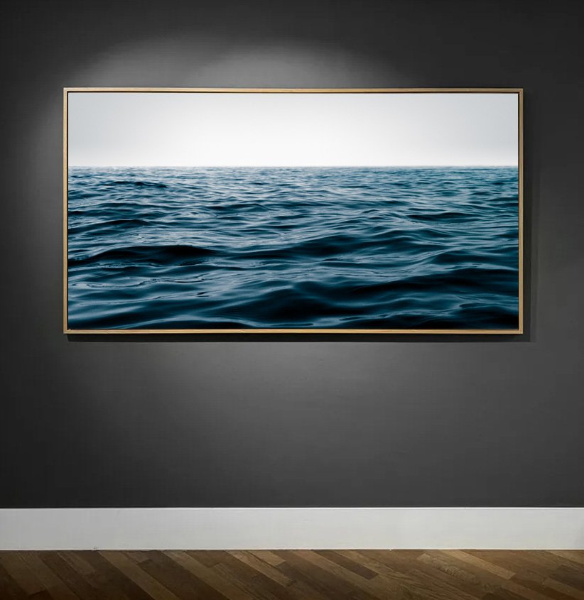From ADRIFT, Ocean Study No 3, 107" x 54"