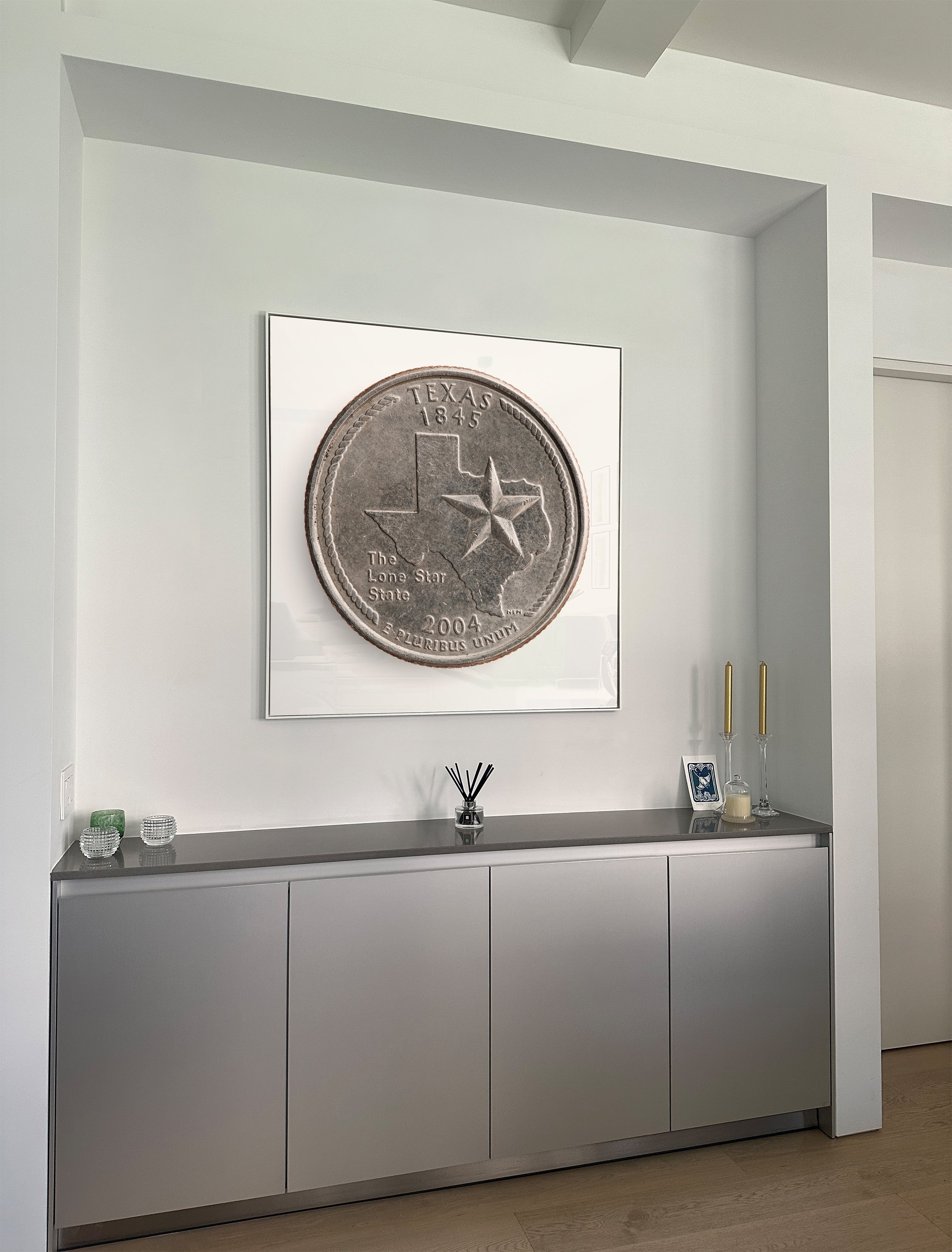 From America ~ The Statehood Quarters, Texas, 22" x 22"